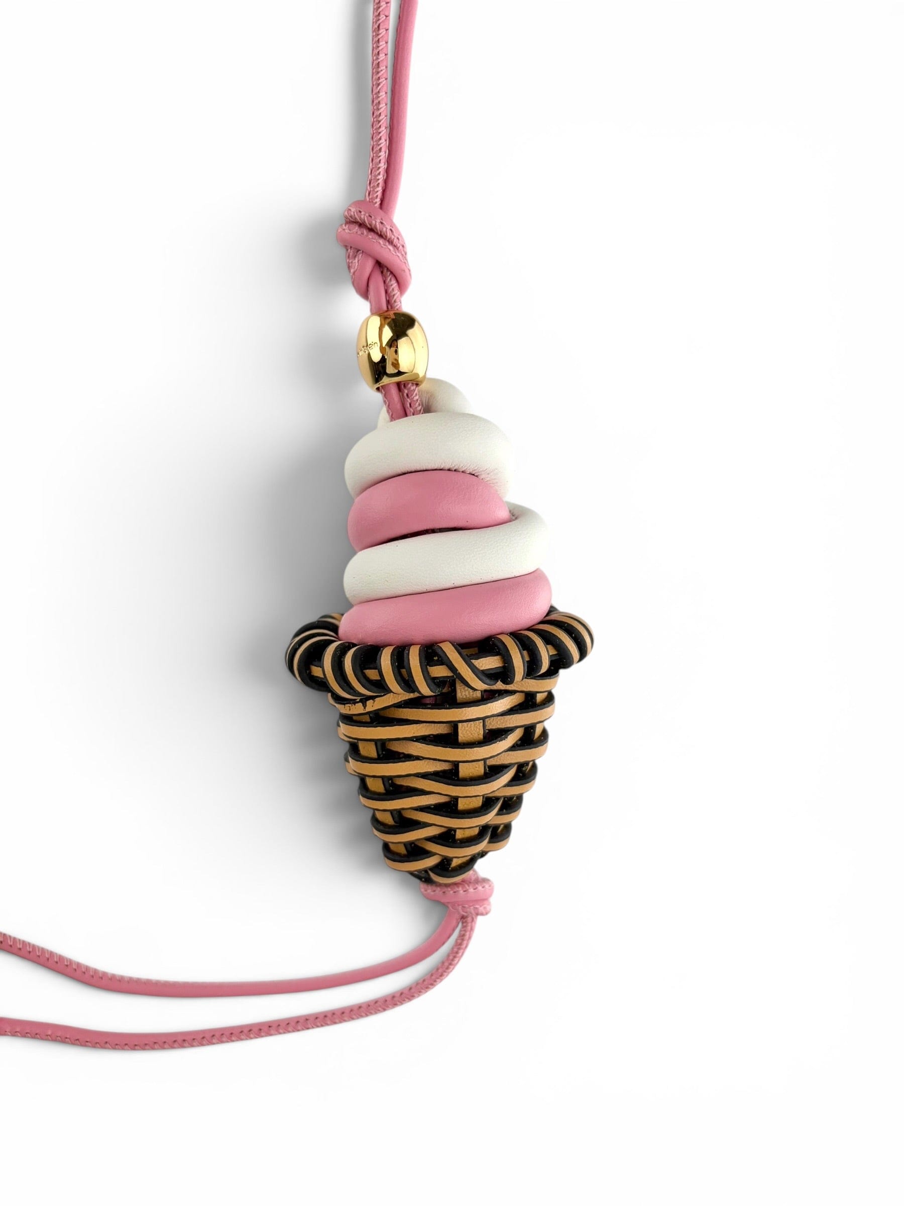 Loewe Leather Ibiza Ice Cream Bag Charm