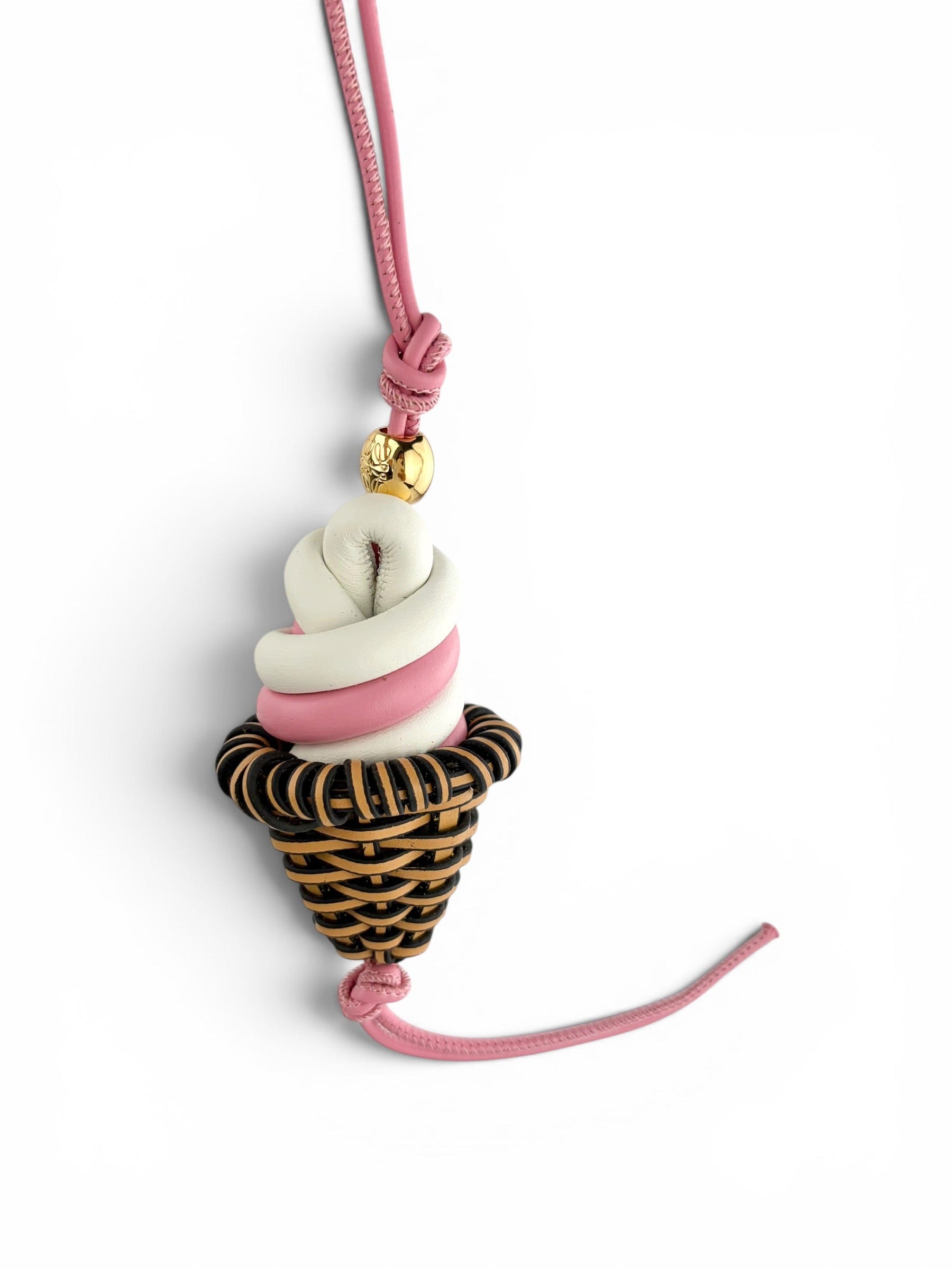 Loewe Leather Ibiza Ice Cream Bag Charm