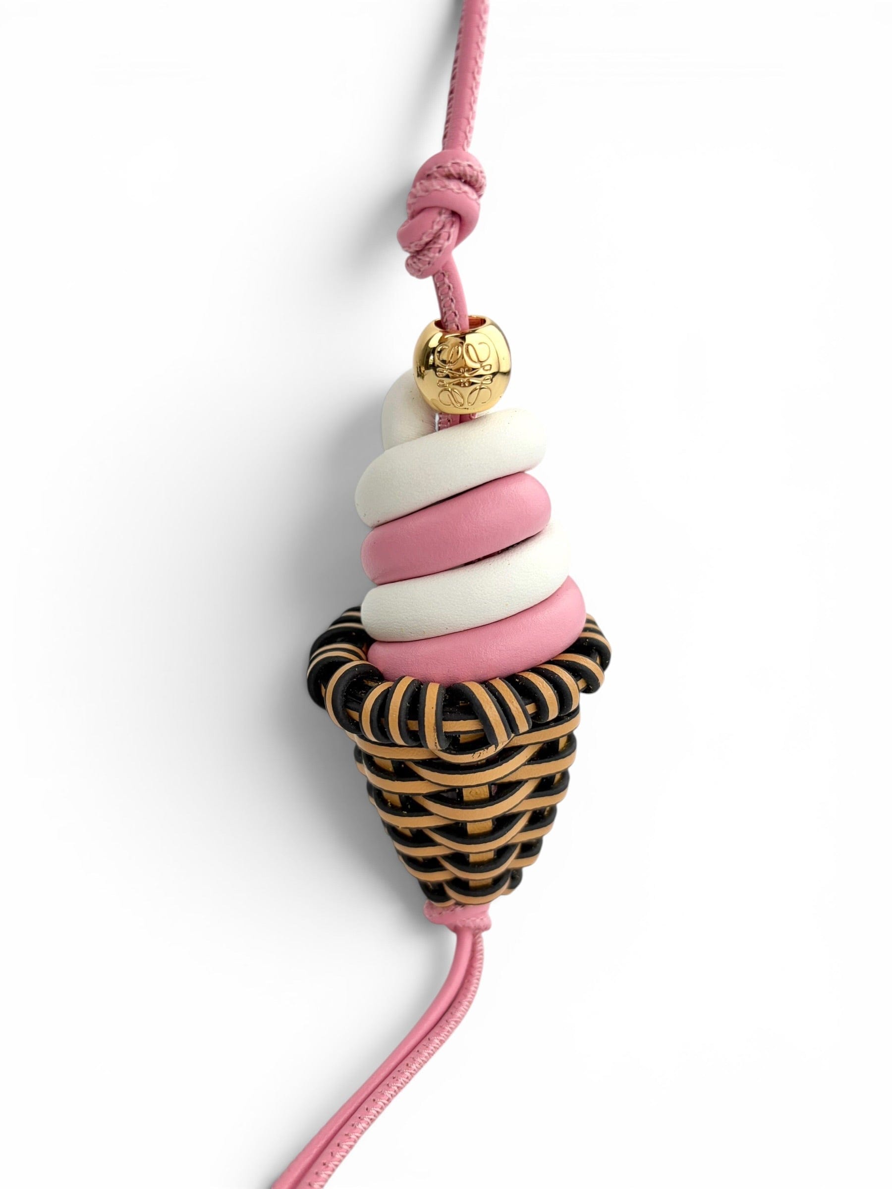 Loewe Leather Ibiza Ice Cream Bag Charm