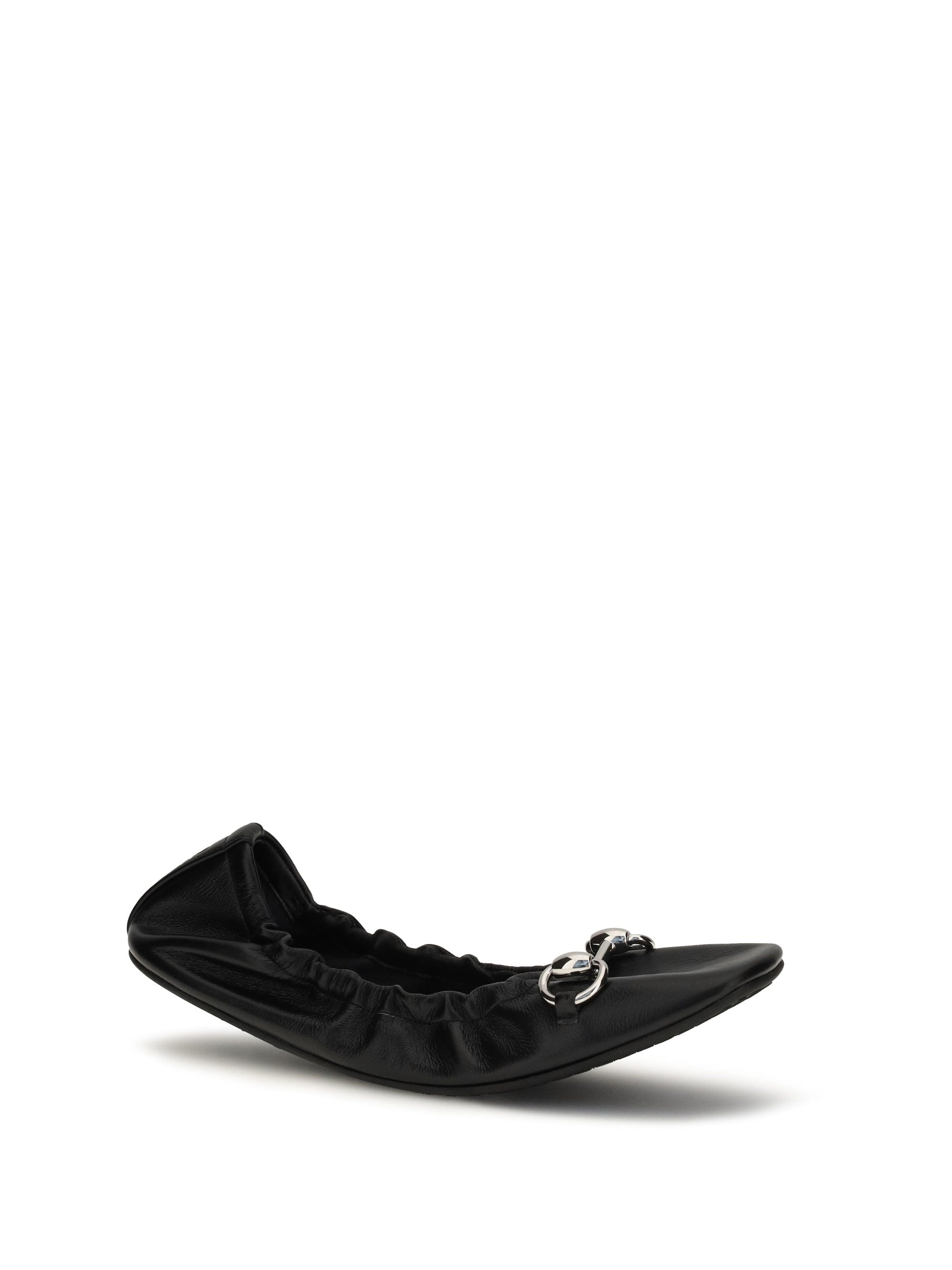 Gucci Prima Ballet Flat — Black