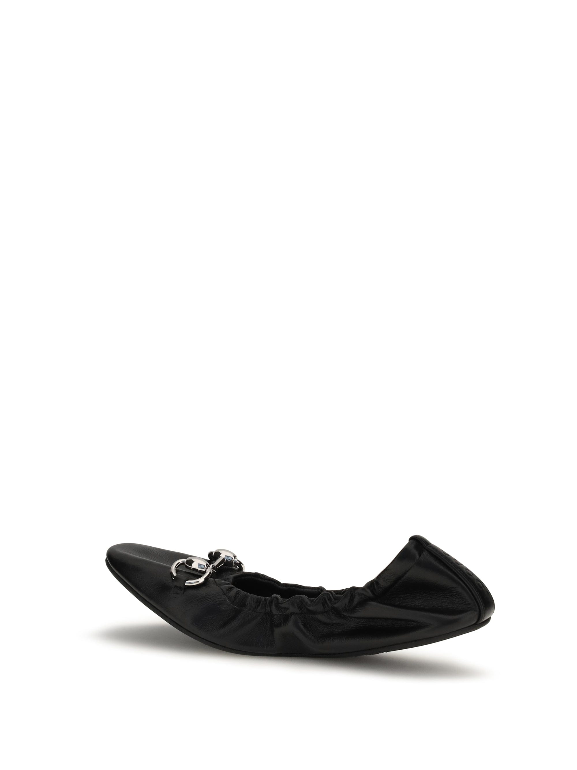 Gucci Prima Ballet Flat — Black