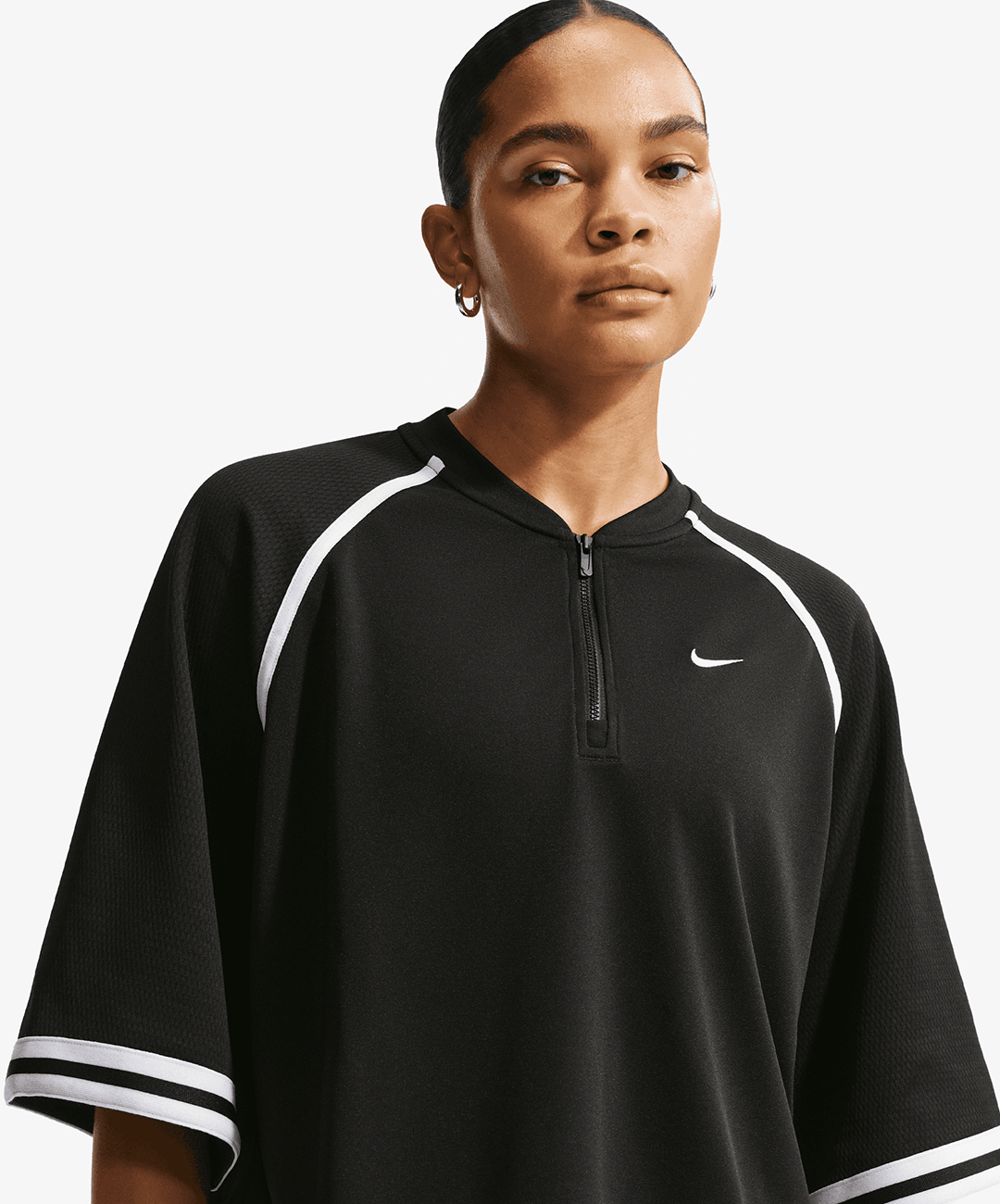 NIKE | OVERSIZED TOP { BLACK/BLACK/WHITE/WHITE