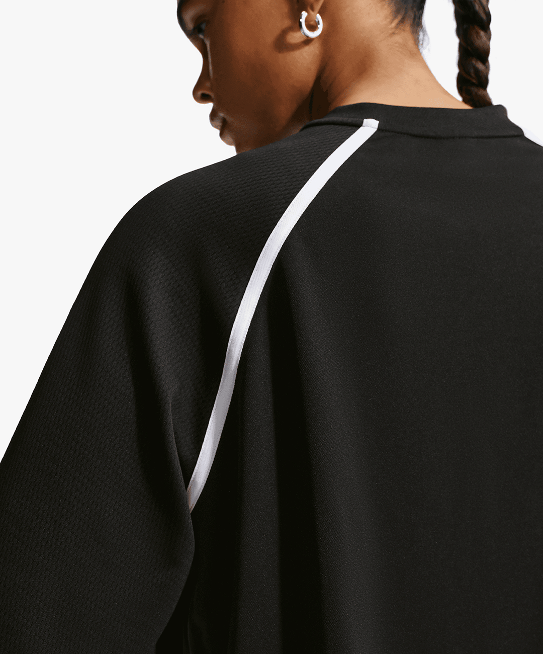 NIKE | OVERSIZED TOP { BLACK/BLACK/WHITE/WHITE