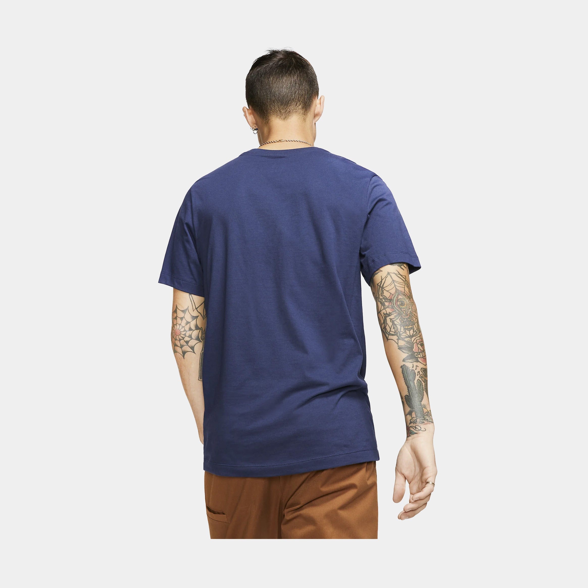 Nike NSW Club Mens Short Sleeve Shirt (Blue)