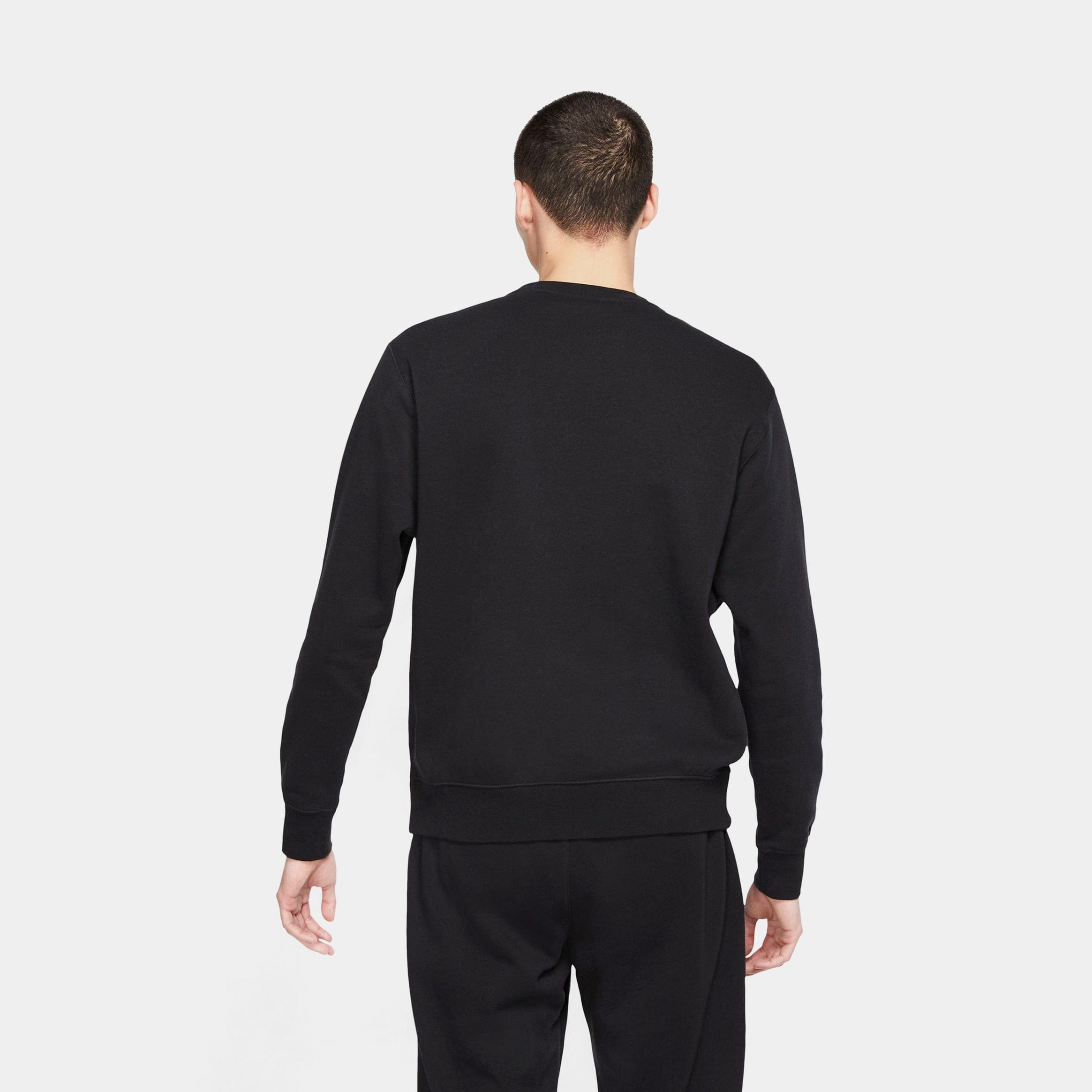 Nike NSW Club Fleece Mens Crewneck (Black)