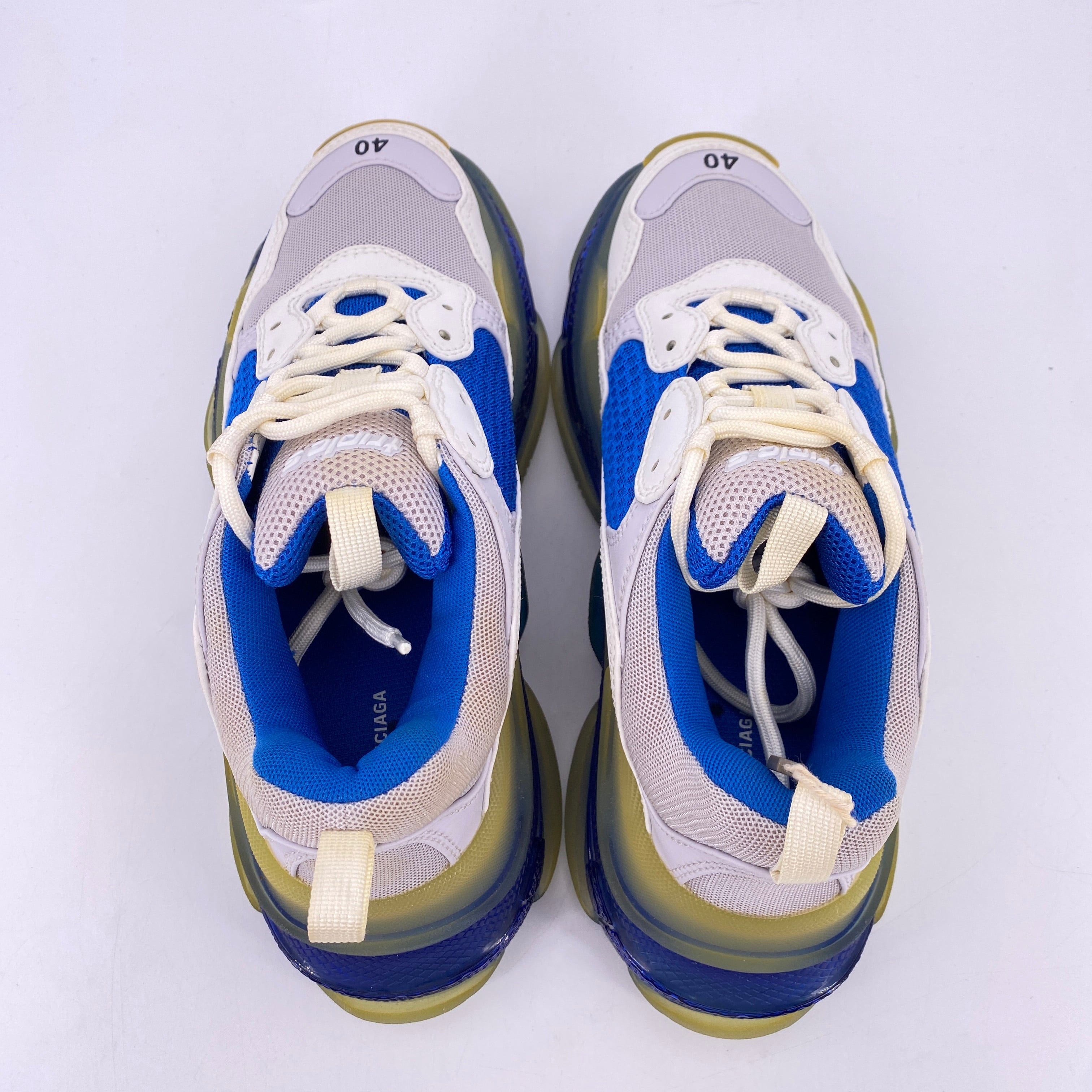Balenciaga Triple S White Blue New Size 40
