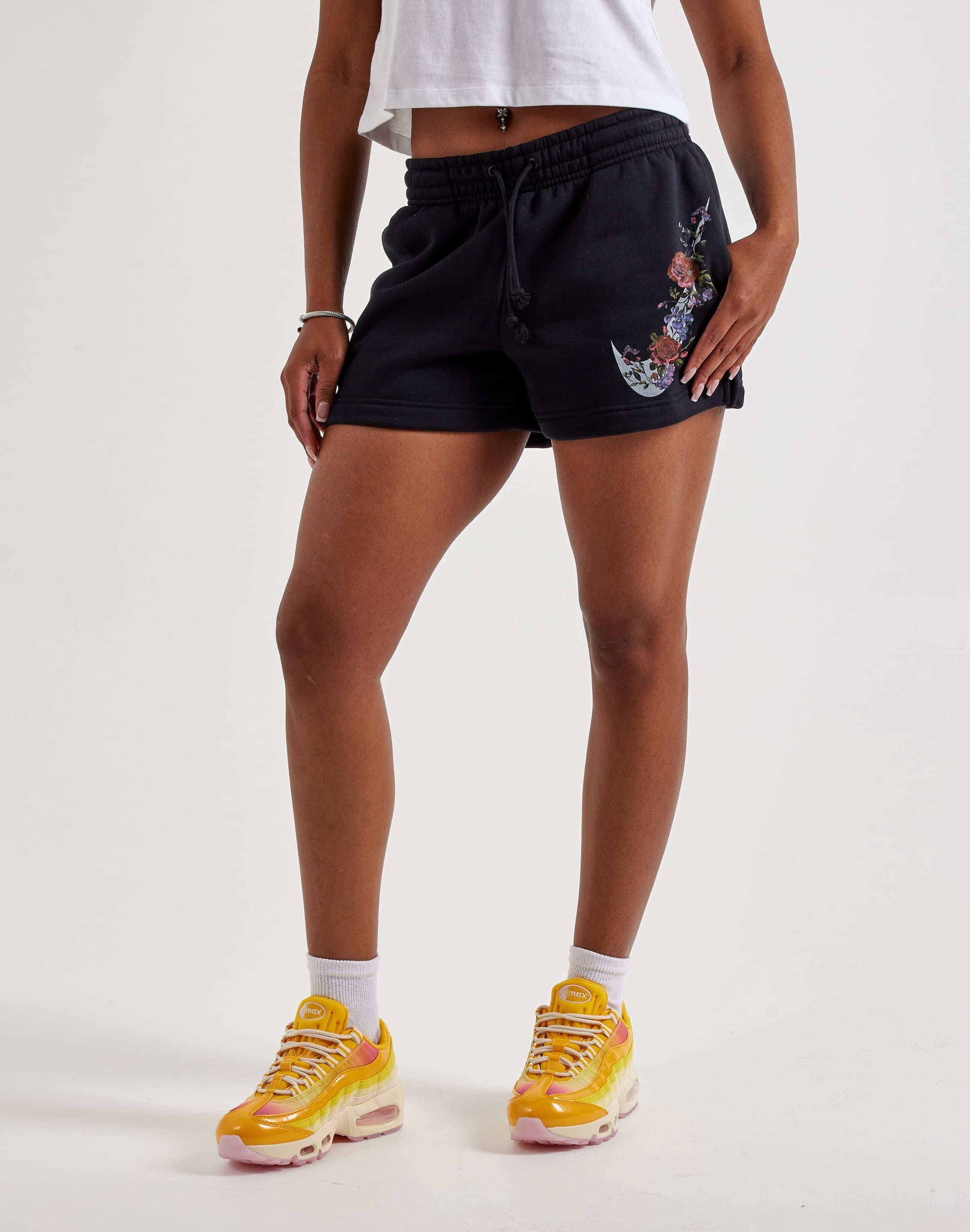 Nike Phoenix Fleece Mid - Rise Shorts