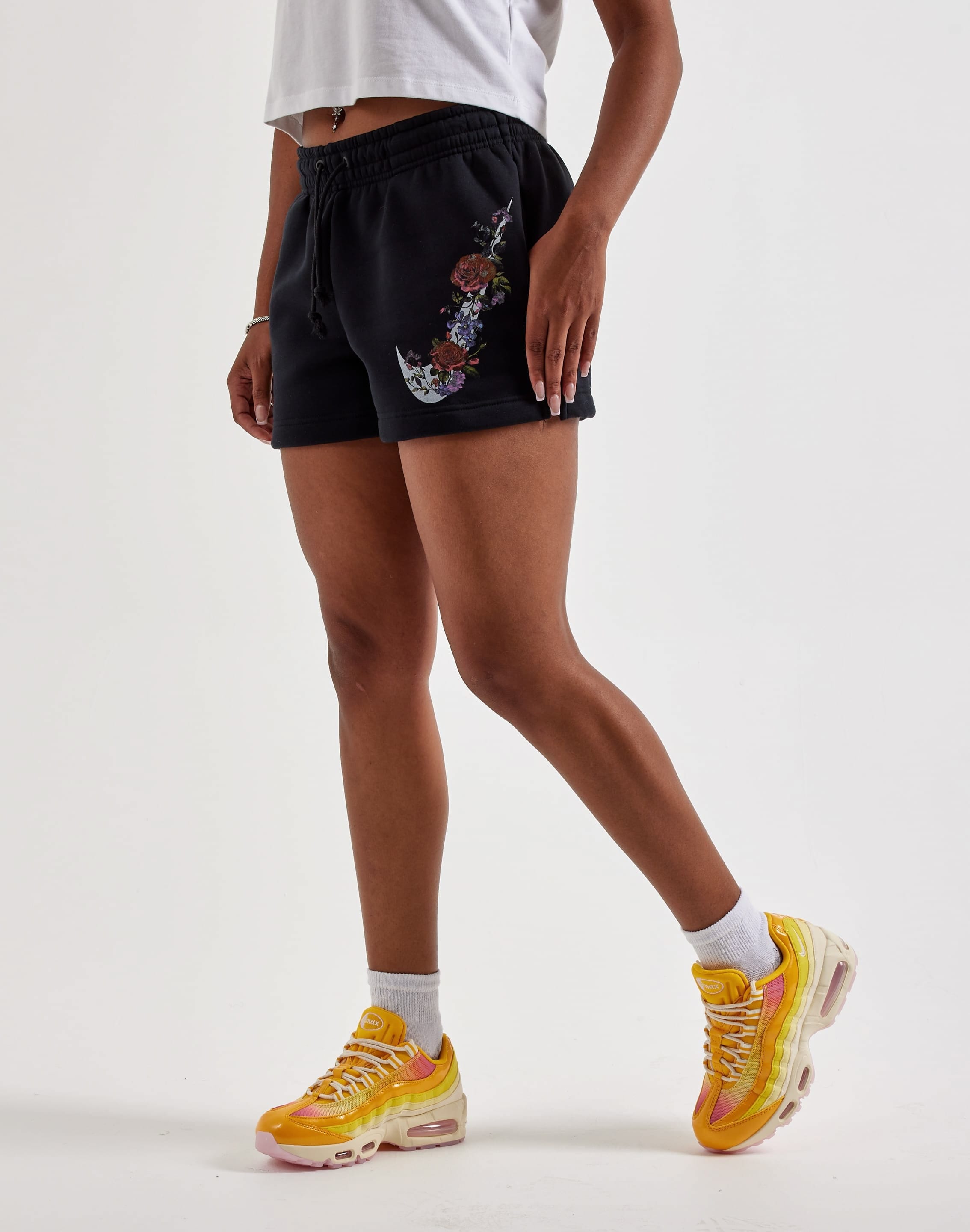 Nike Phoenix Fleece Mid - Rise Shorts