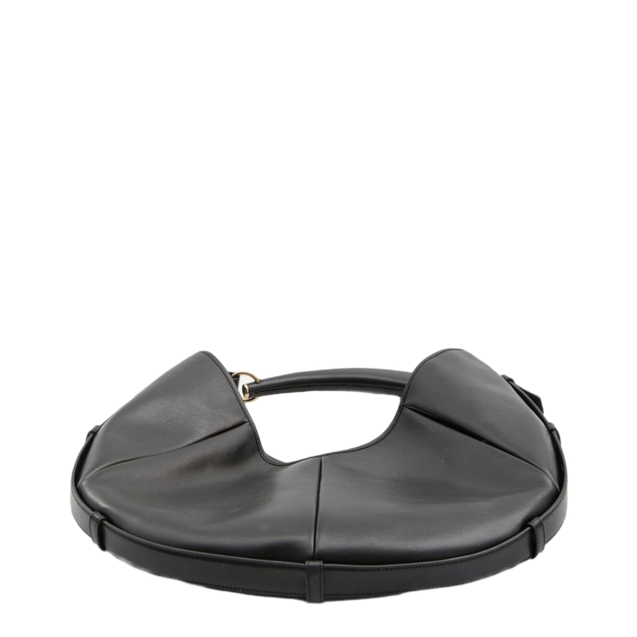 Saint Laurent Mombasa Medium Padded Calfskin Hobo Bag - Black