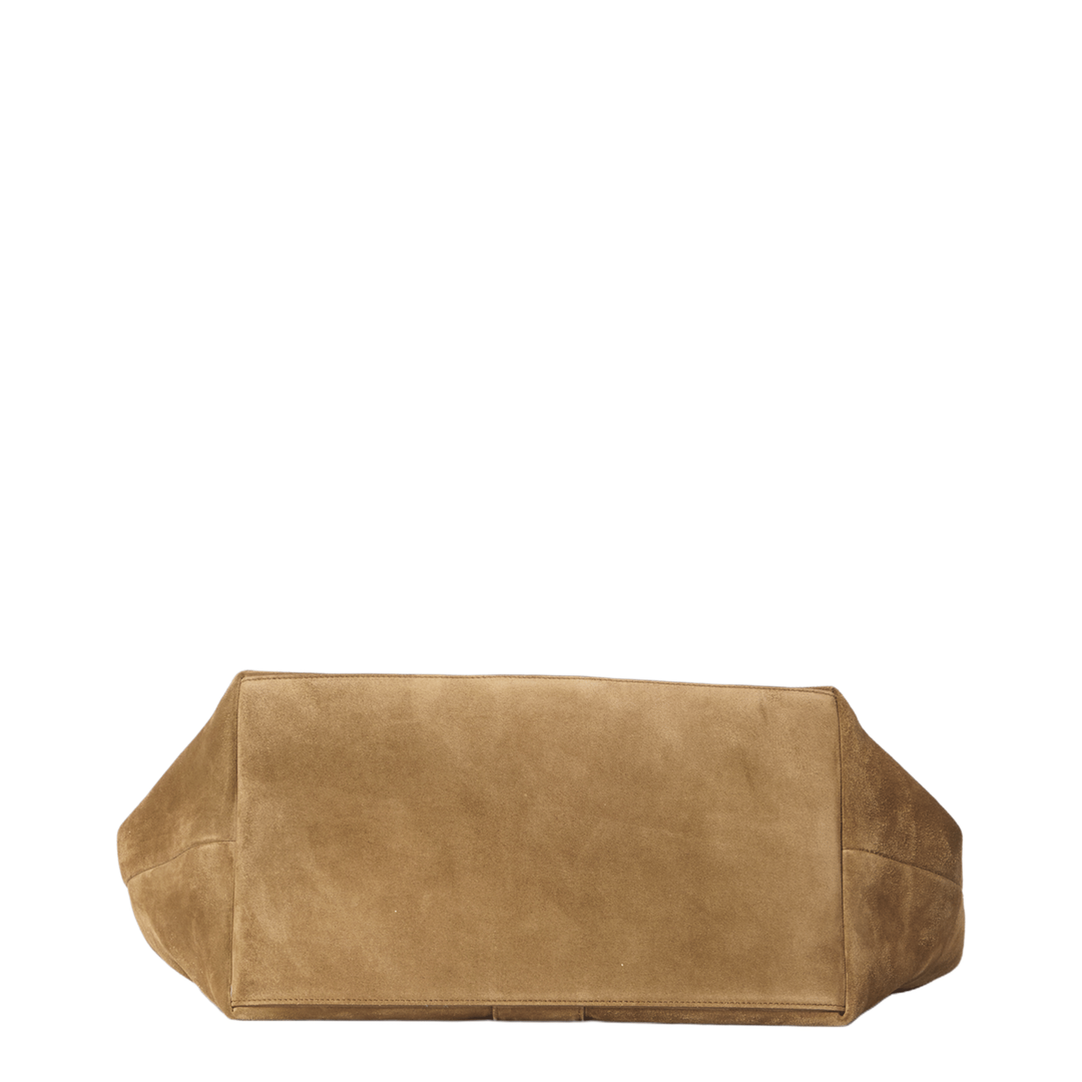 Saint Laurent Y Small Suede Calfskin Tote - Brown