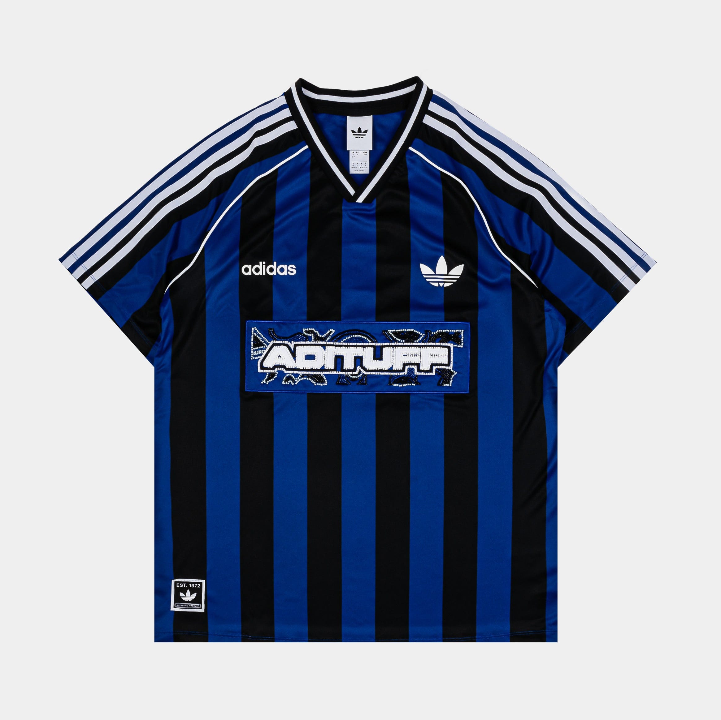 adidas Soccer Summer Graphic Womens Jersey (Blue/Black)