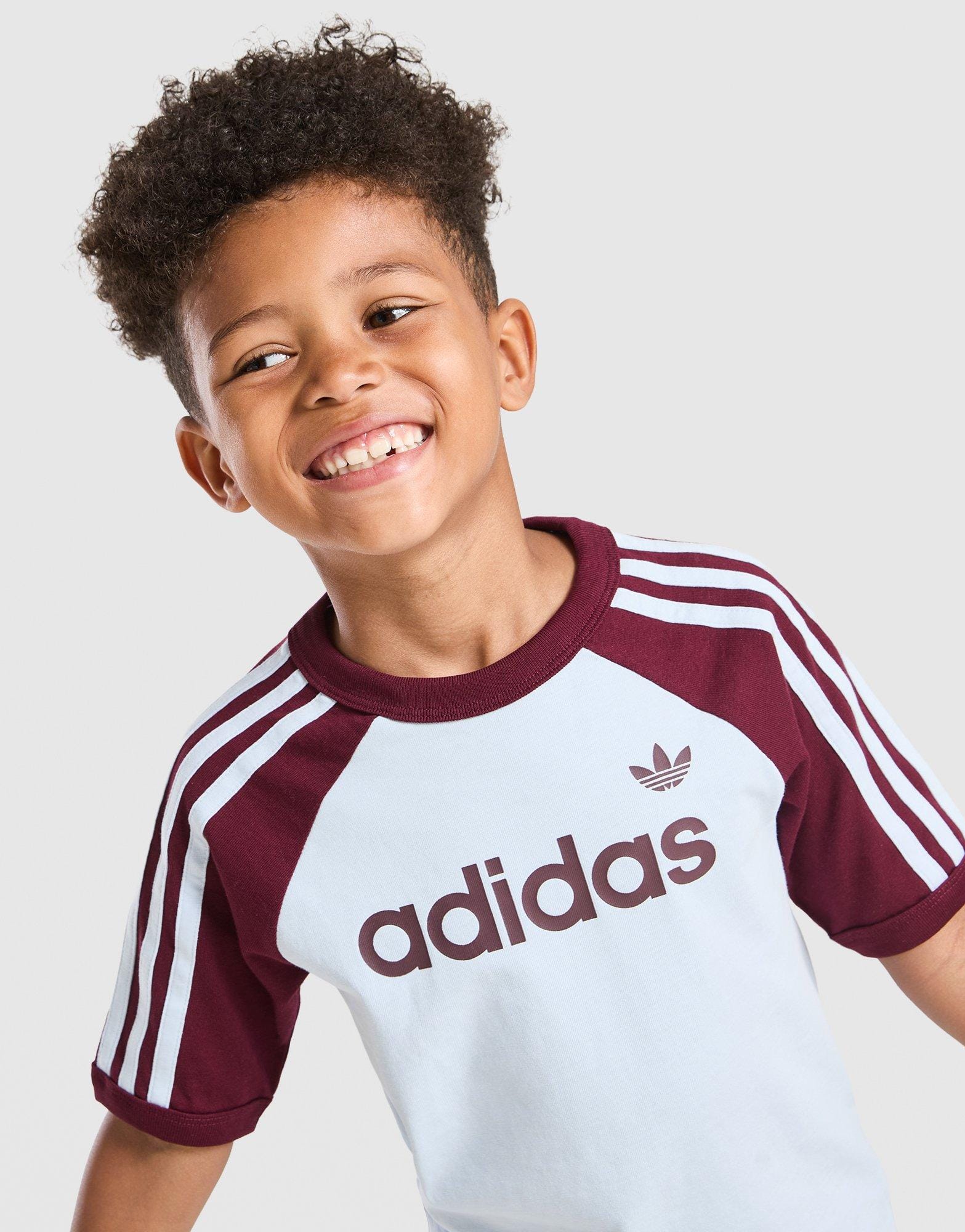adidas Football T - Shirt/Sprinter Shorts Set Children