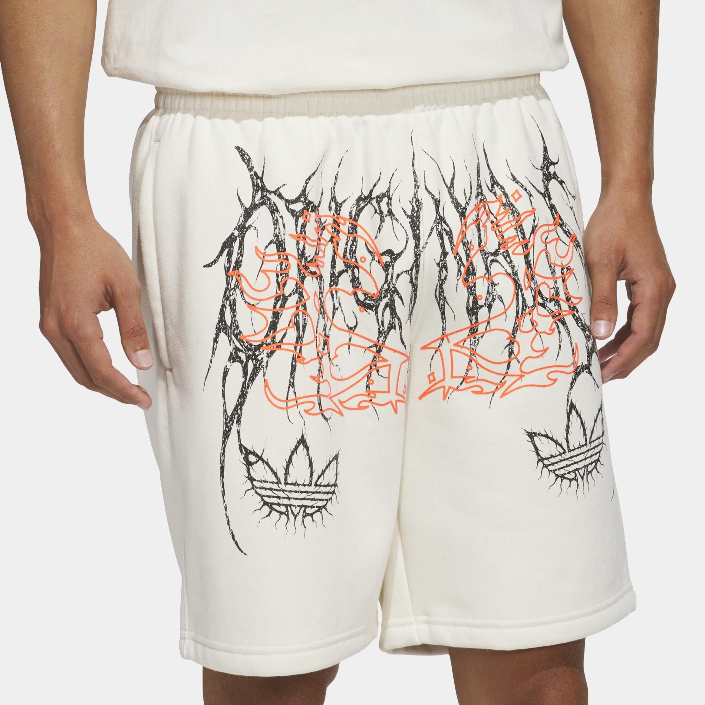 adidas Originals Metal Graphic Shorts (White)