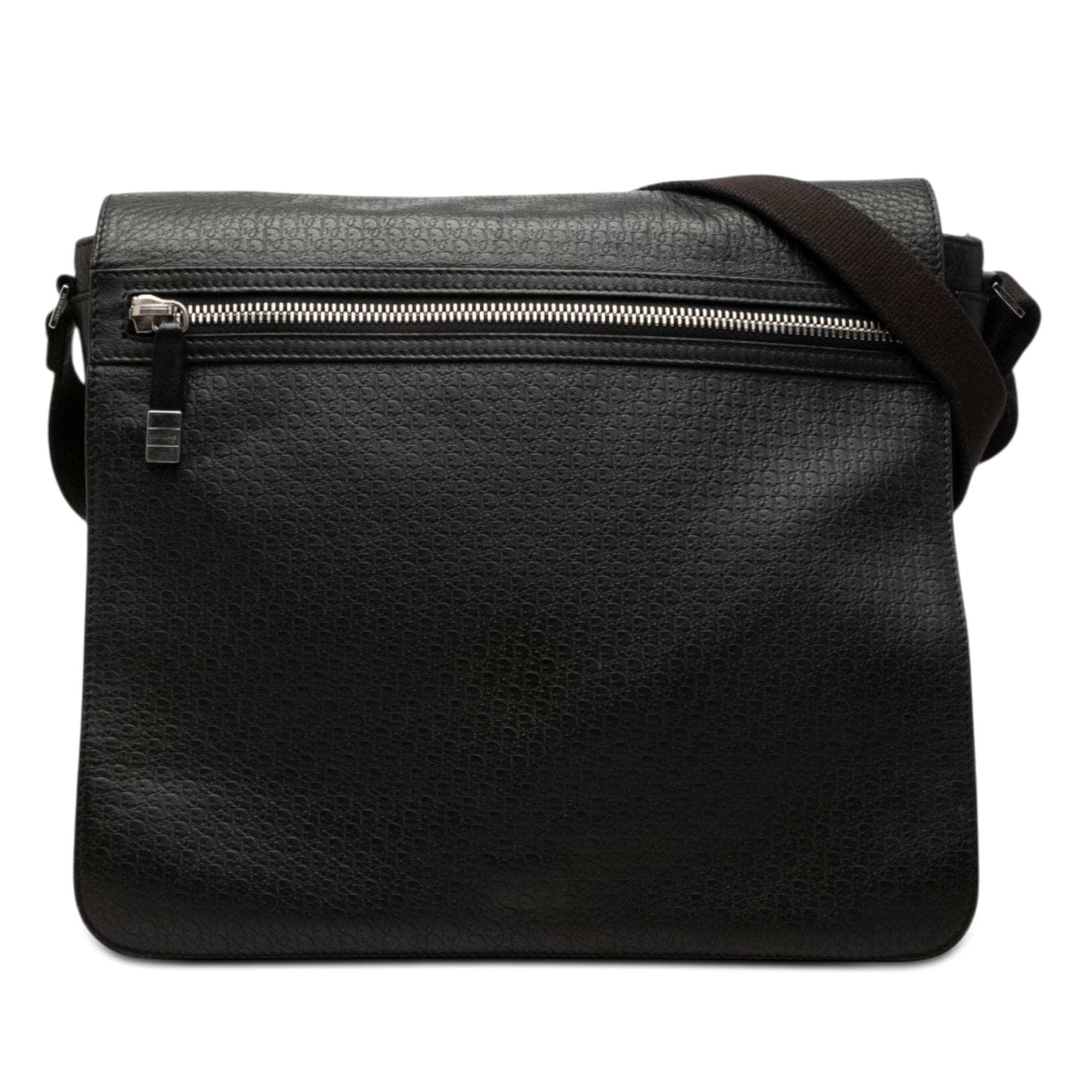 Diorissimo Embossed Leather Messenger Bag