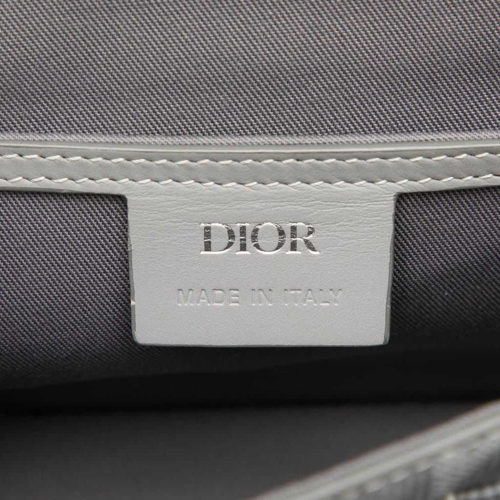 Dior Coated Canvas CD Diamond and Calfskin Hit The Road Messenger Bag