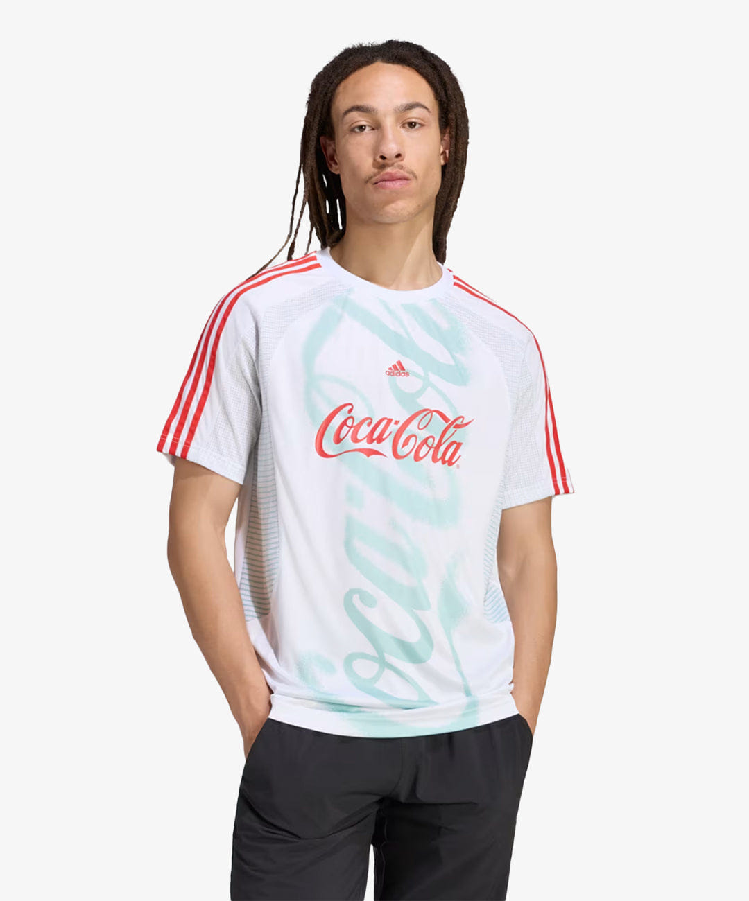 ADIDAS ORIGINALS | x COCA - COLA TEAMGEIST 26 JERSEY { WHITE