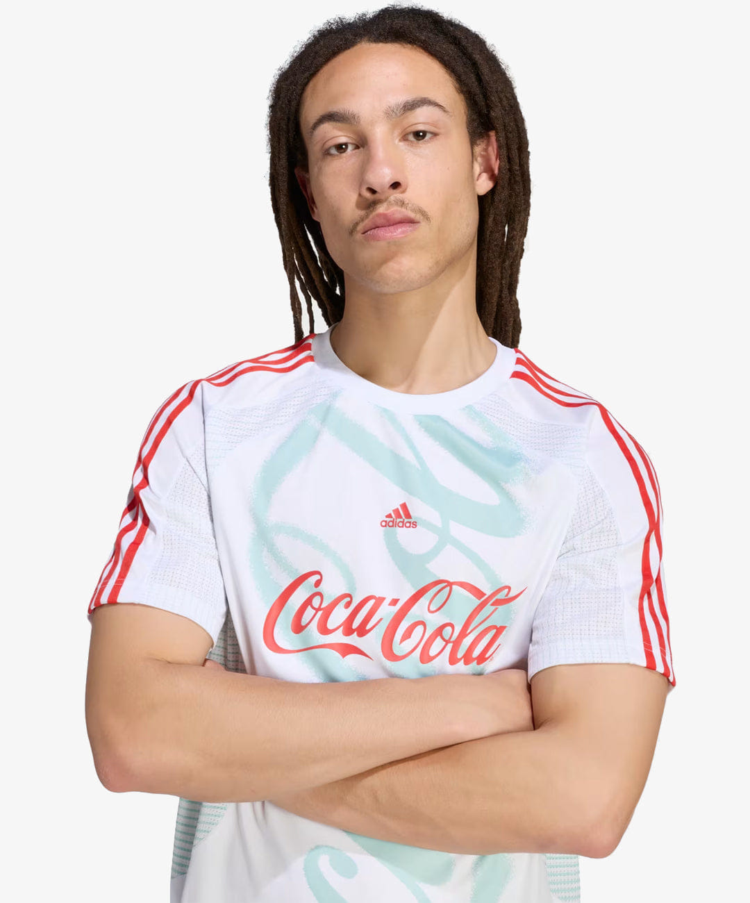 ADIDAS ORIGINALS | x COCA - COLA TEAMGEIST 26 JERSEY { WHITE