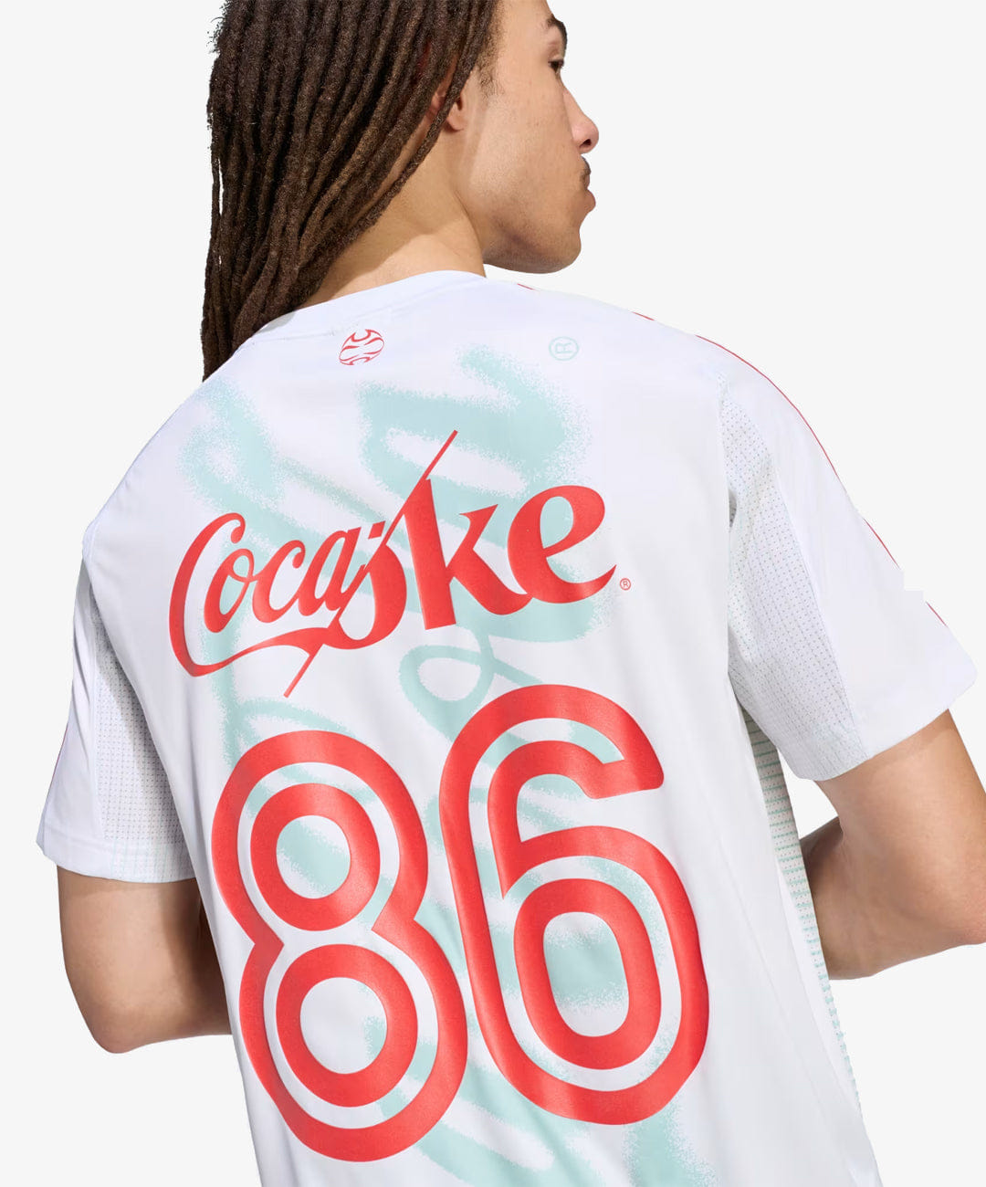ADIDAS ORIGINALS | x COCA - COLA TEAMGEIST 26 JERSEY { WHITE