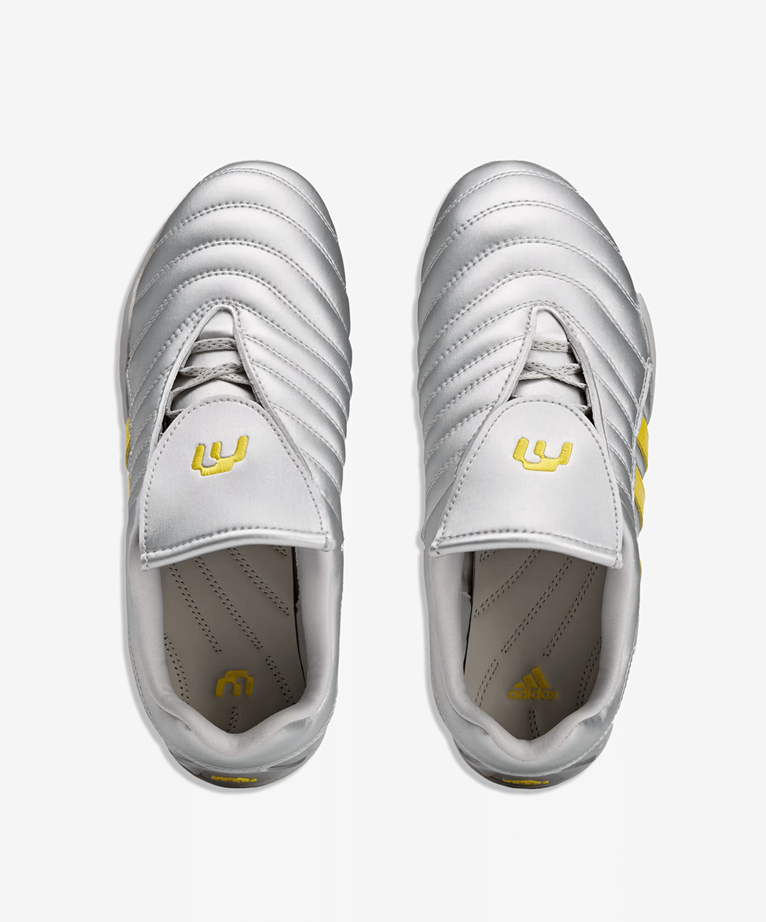 ADIDAS ORIGINALS | ELITE MEI MIAOU SLIP ON { SILVER METALLIC/NAVY/HAZY YELLOW