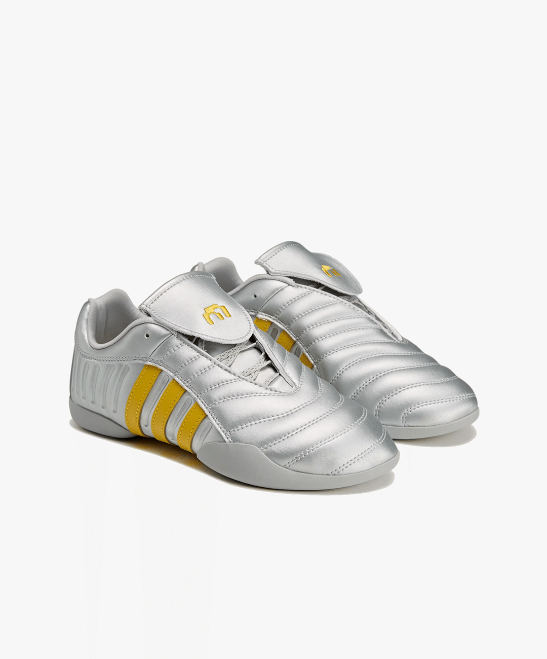 ADIDAS ORIGINALS | ELITE MEI MIAOU SLIP ON { SILVER METALLIC/NAVY/HAZY YELLOW
