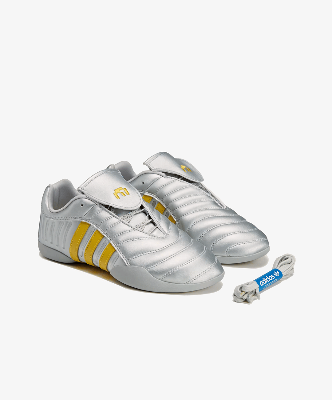 ADIDAS ORIGINALS | ELITE MEI MIAOU SLIP ON { SILVER METALLIC/NAVY/HAZY YELLOW