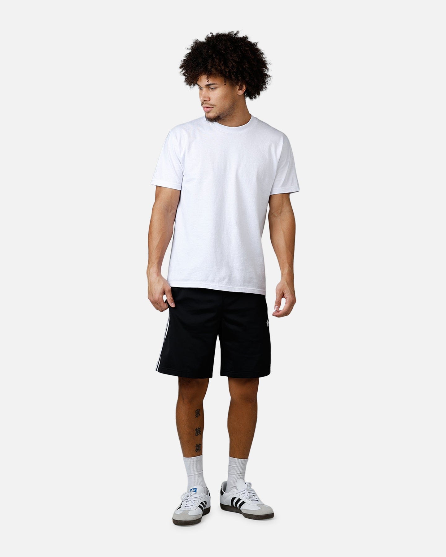 adidas Firebird Shorts Black/White