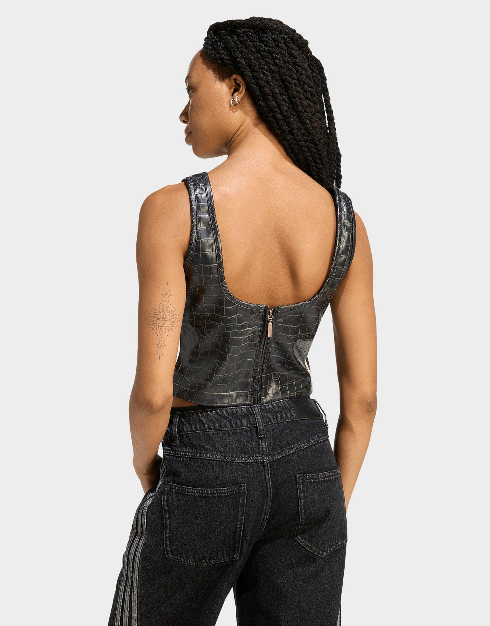 adidas Pleather Corset