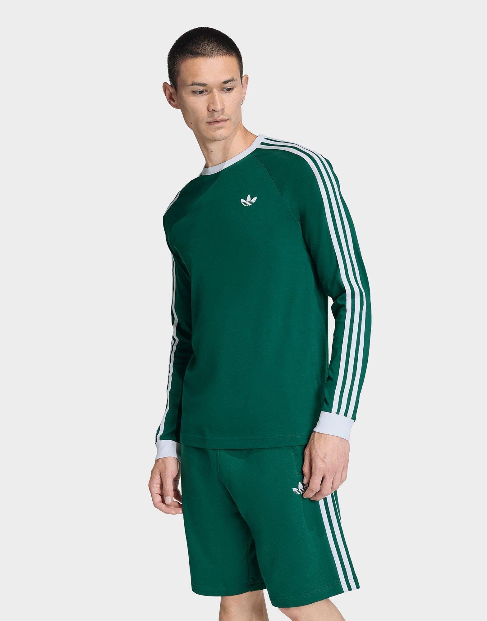 adidas 3 - Stripes Long Sleeve T - Shirt