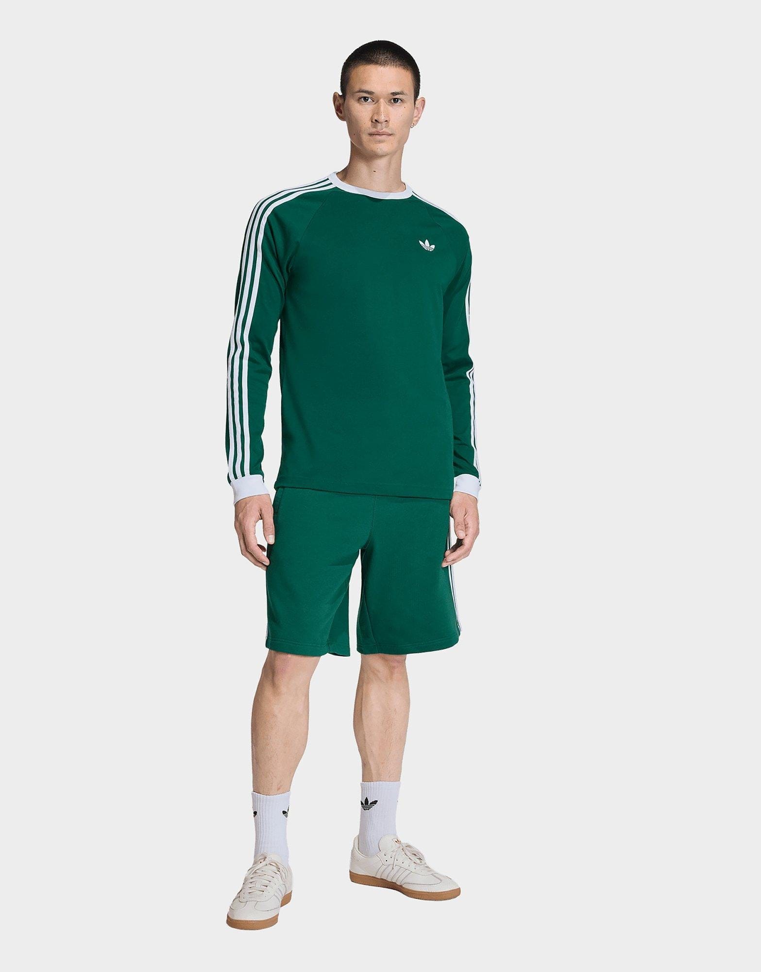 adidas 3 - Stripes Long Sleeve T - Shirt