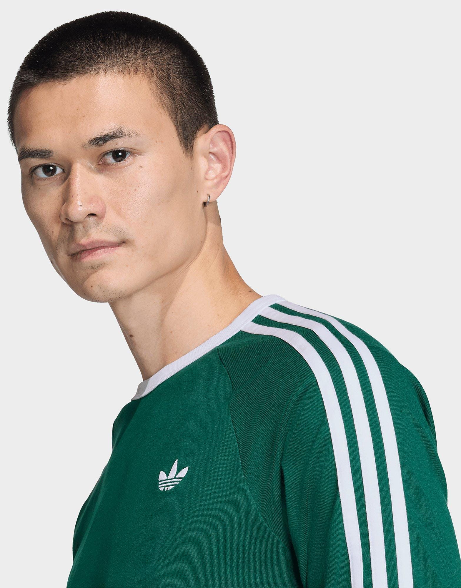 adidas 3 - Stripes Long Sleeve T - Shirt