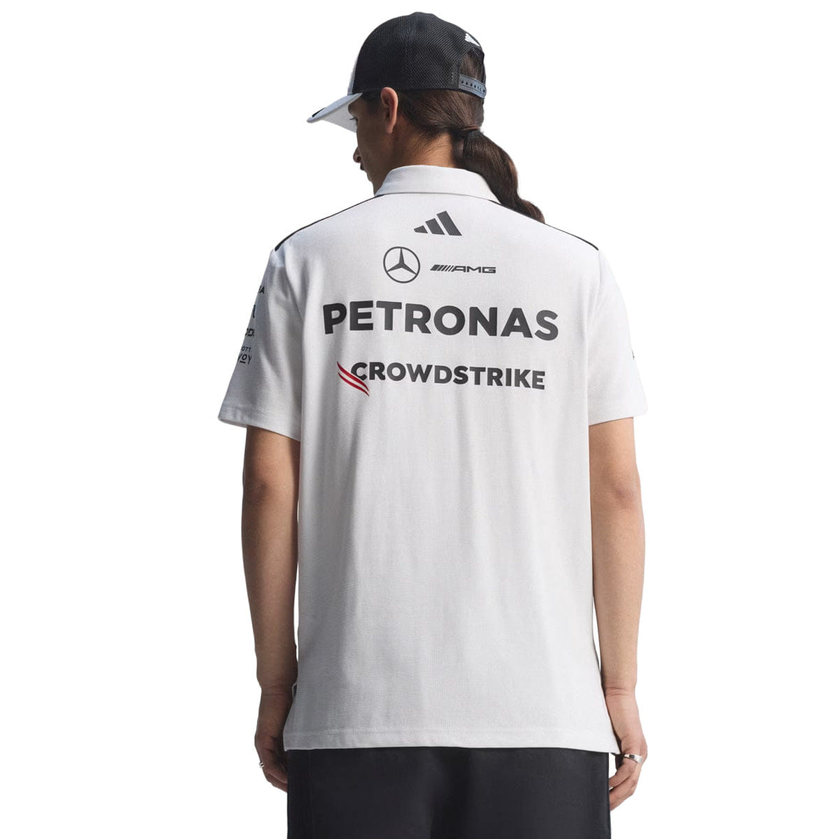 adidas + MERCEDES - AMG PETRONAS FORMULA 1 TEAM ENGINEERS POLO Shirt White
