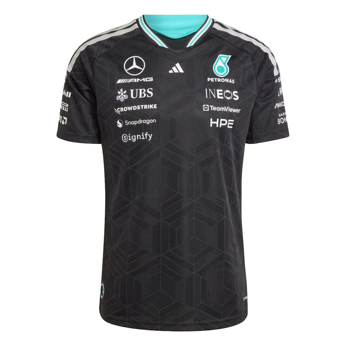 adidas MERCEDES - AMG PETRONAS FORMULA 1 TEAM DRIVER JERSEY AUTHENTIC BLACK