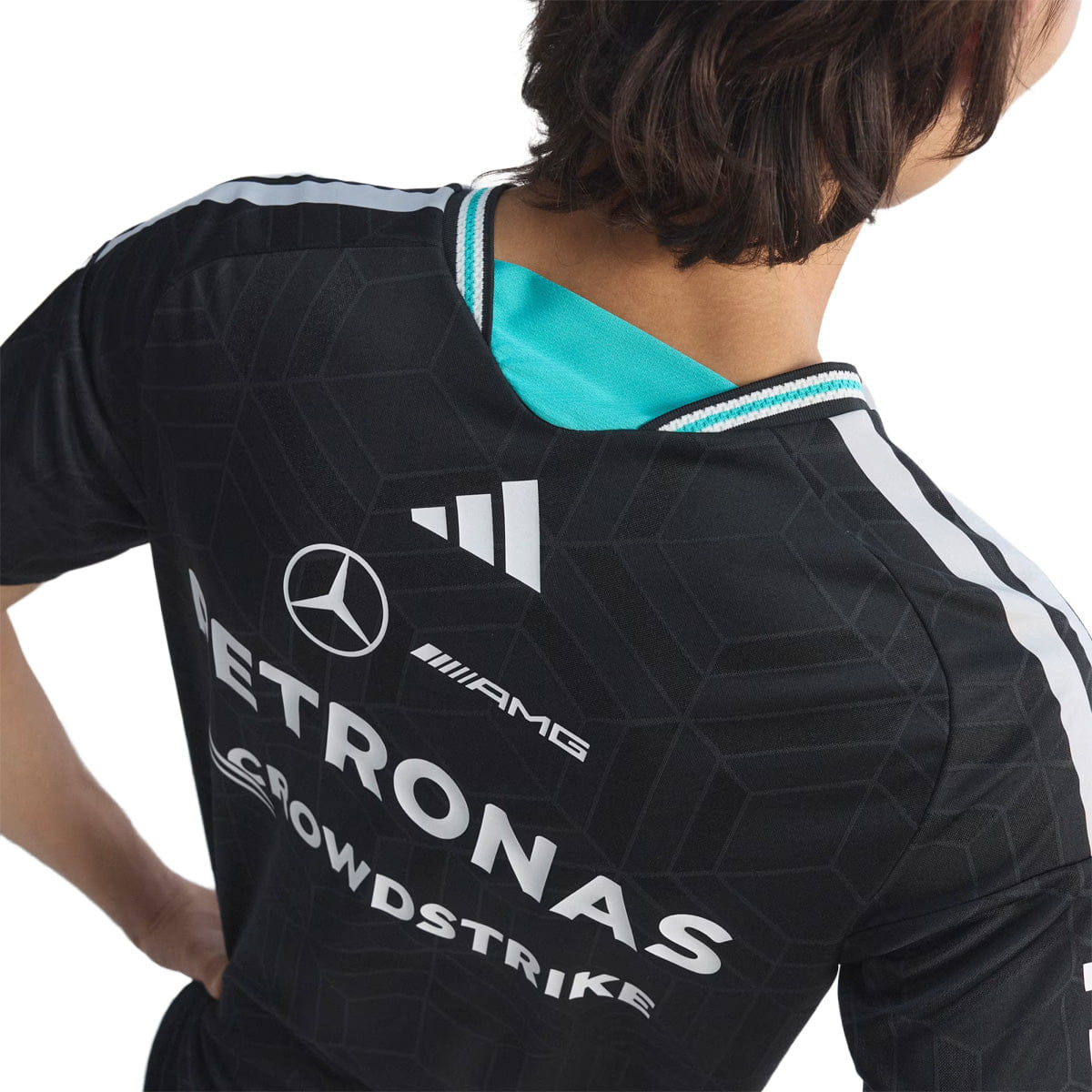 adidas MERCEDES - AMG PETRONAS FORMULA 1 TEAM DRIVER JERSEY AUTHENTIC BLACK
