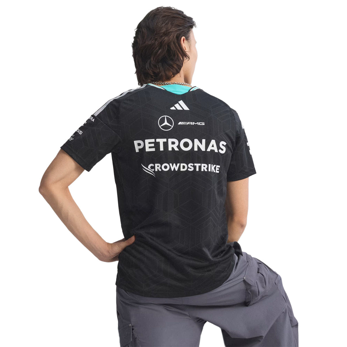 adidas MERCEDES - AMG PETRONAS FORMULA 1 TEAM DRIVER JERSEY AUTHENTIC BLACK