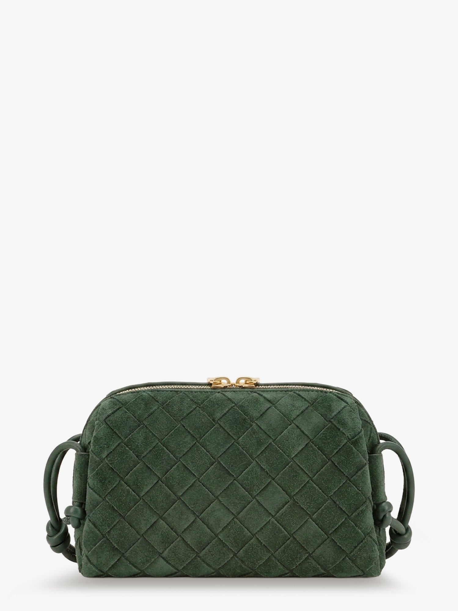 Bottega Veneta Concert Pochette suede crossbody bag