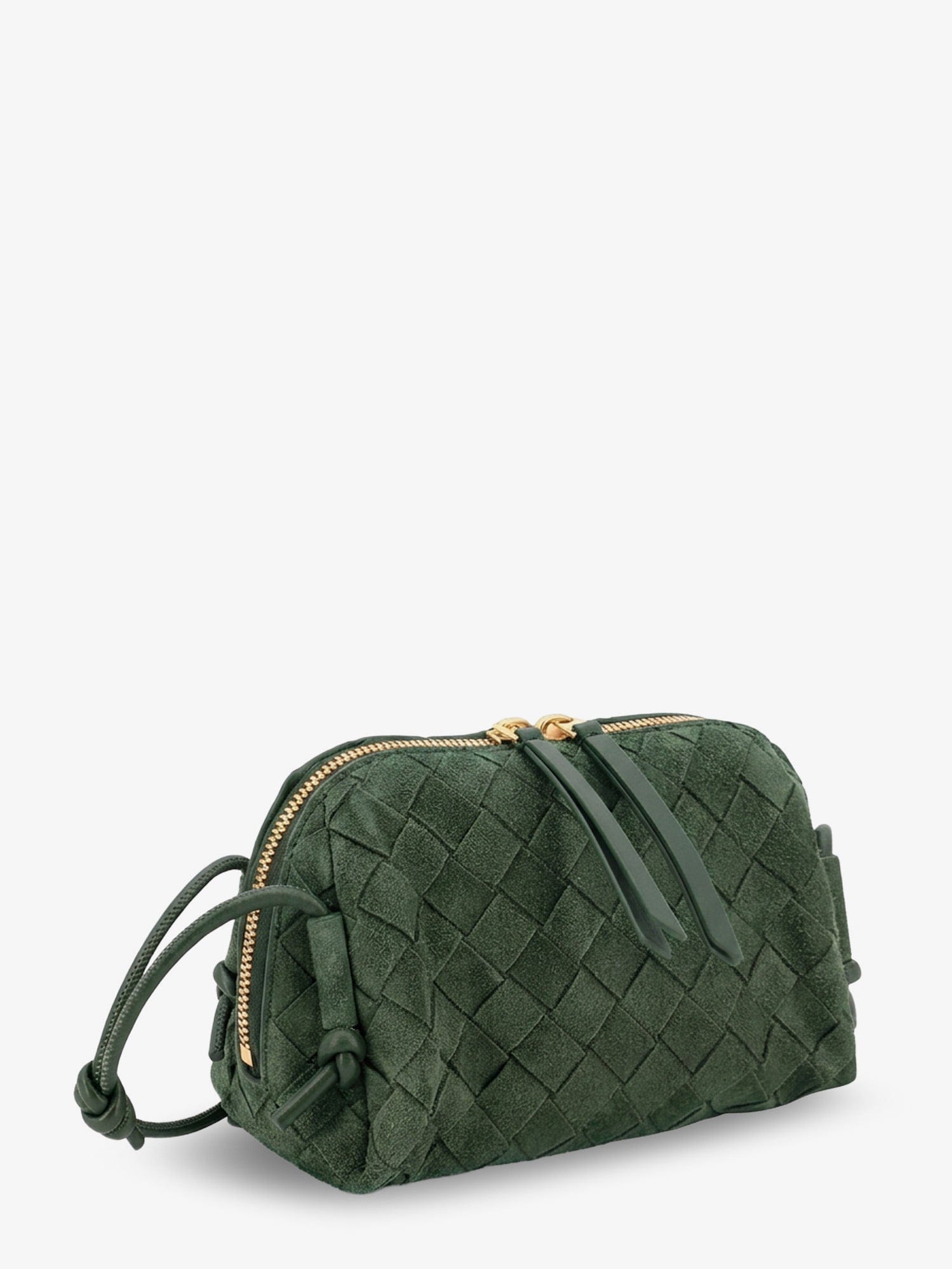 Bottega Veneta Concert Pochette suede crossbody bag