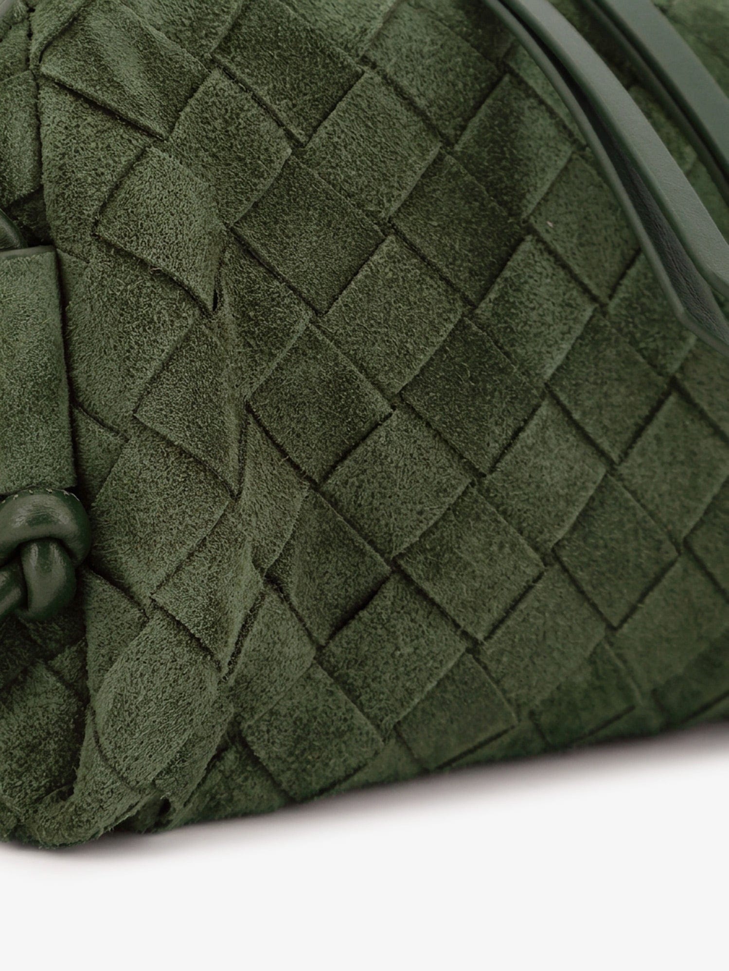 Bottega Veneta Concert Pochette suede crossbody bag