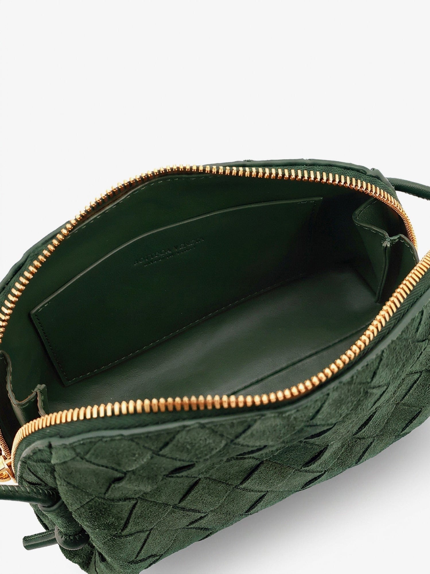 Bottega Veneta Women Concert Pochette Suede Crossbody Bag
