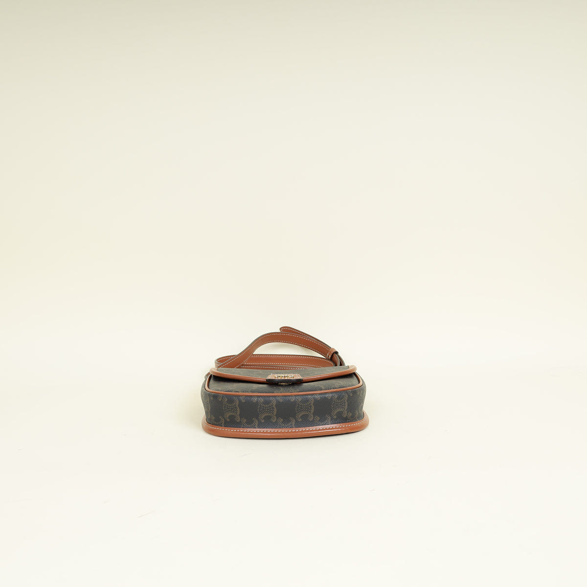 Celine Brown Triomphe Mini Besace Bag