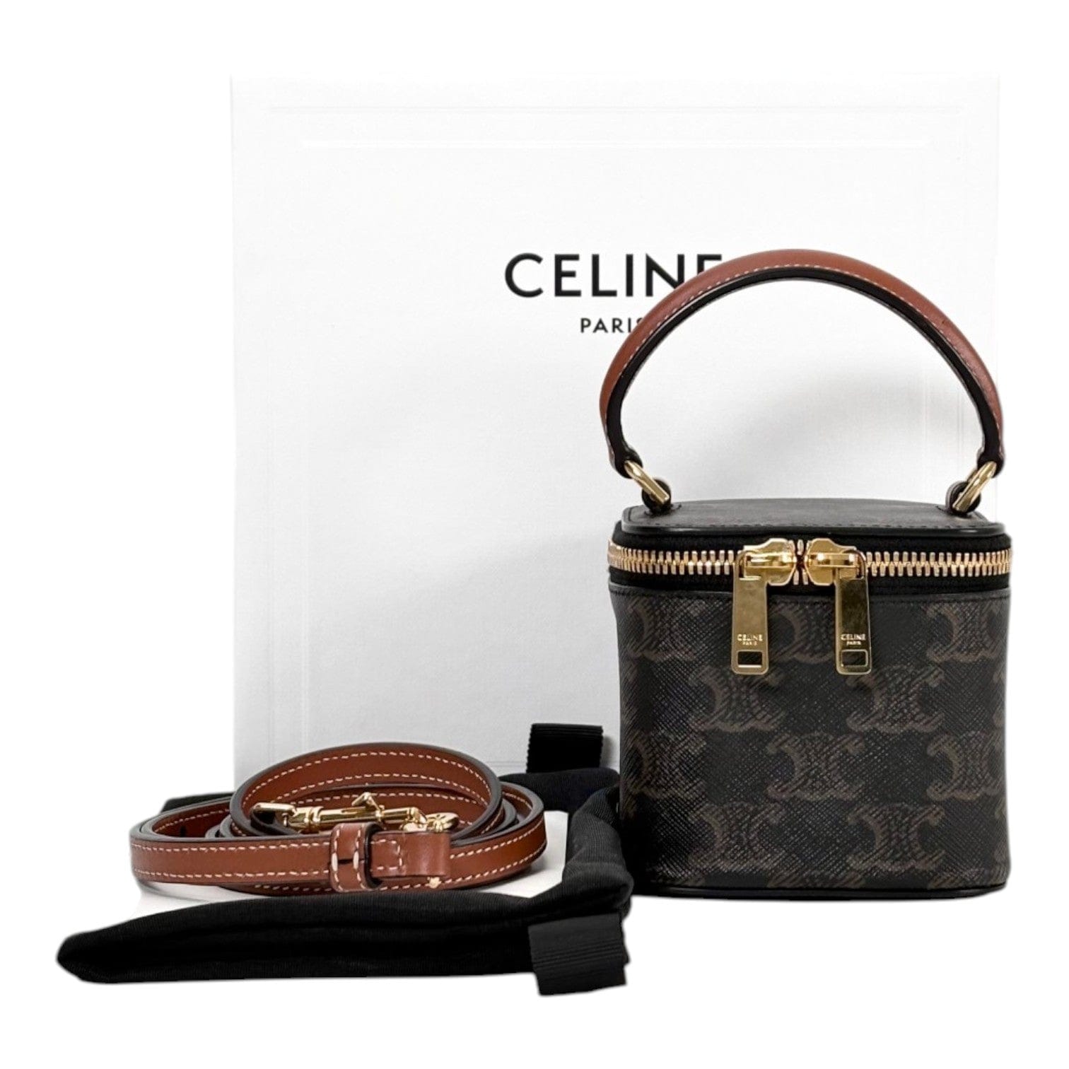 Celine Triomphe Canvas Vanity Bag