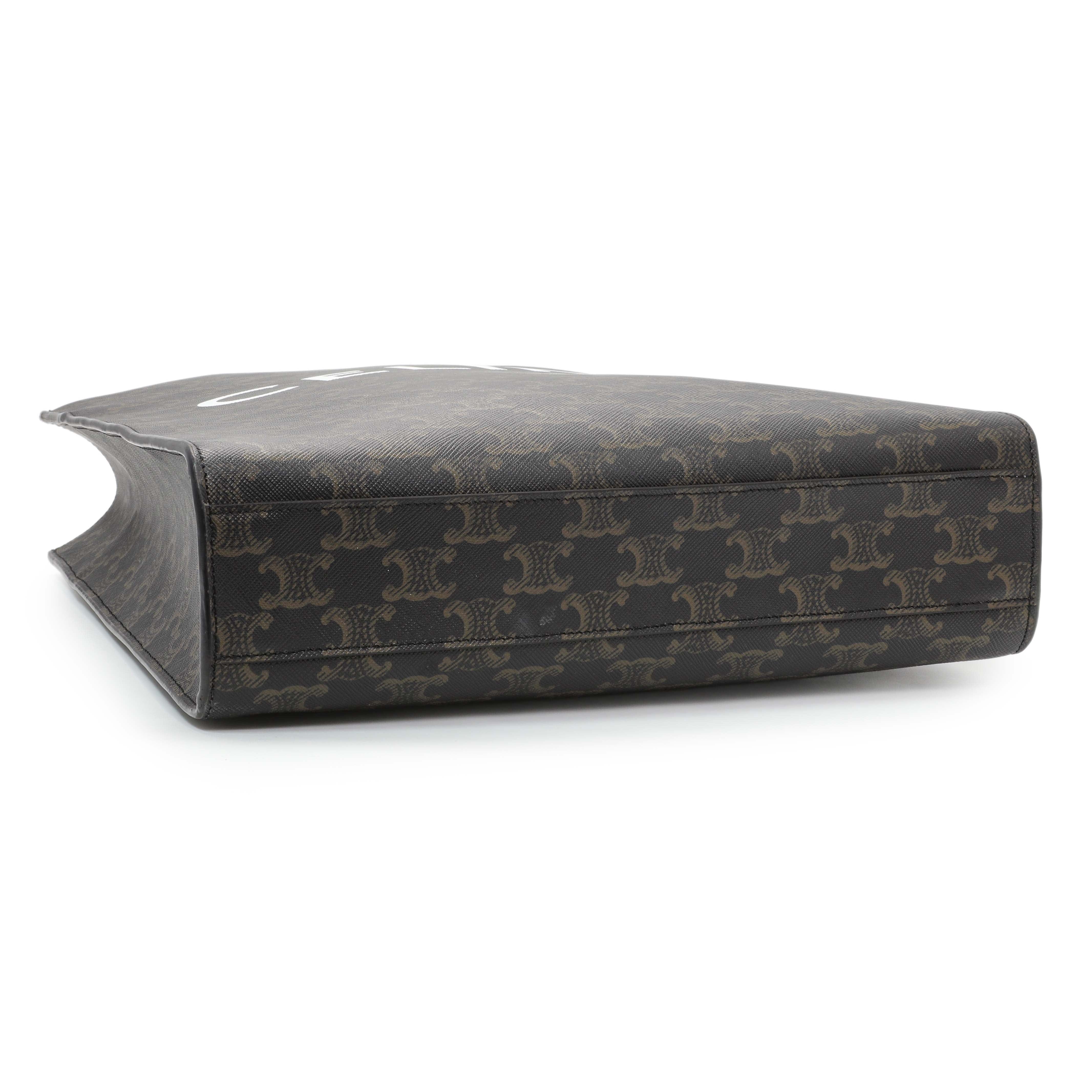 Celine Triomphe Canvas Small Vertical Cabas