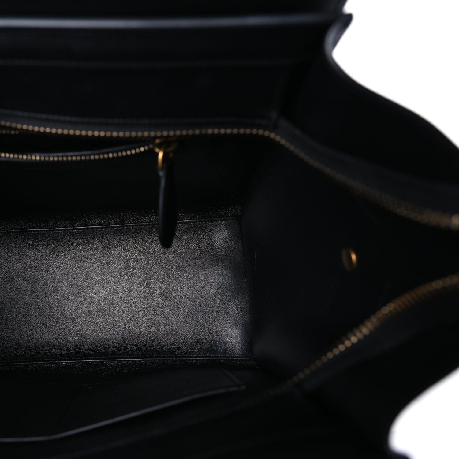 Celine Smooth Calfskin Micro Luggage Black