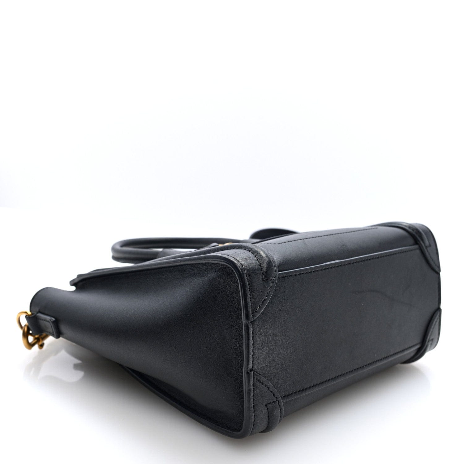 Celine Smooth Calfskin Nano Luggage Black
