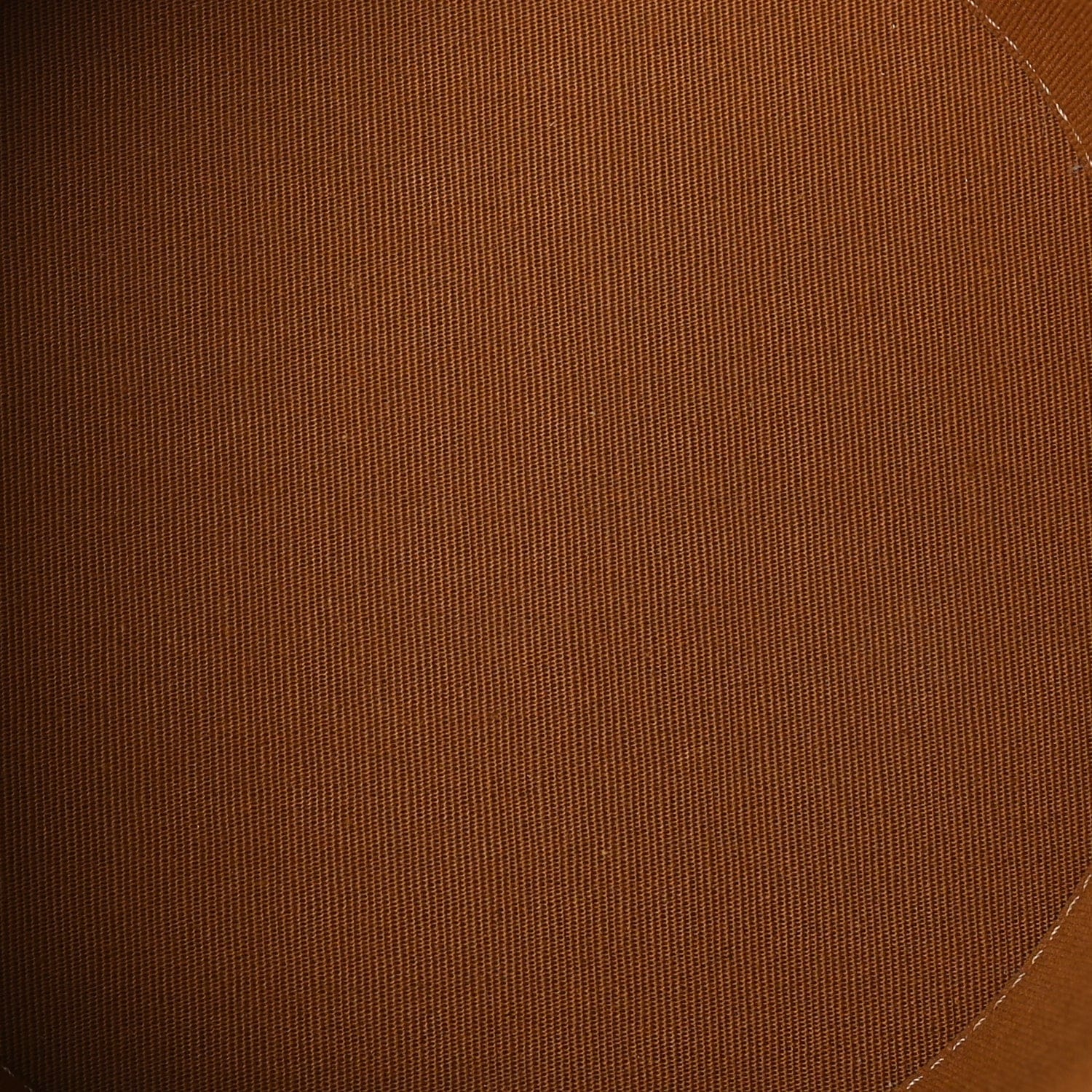 Celine Calfskin Triomphe Canvas Medium Tambour Bag Tan