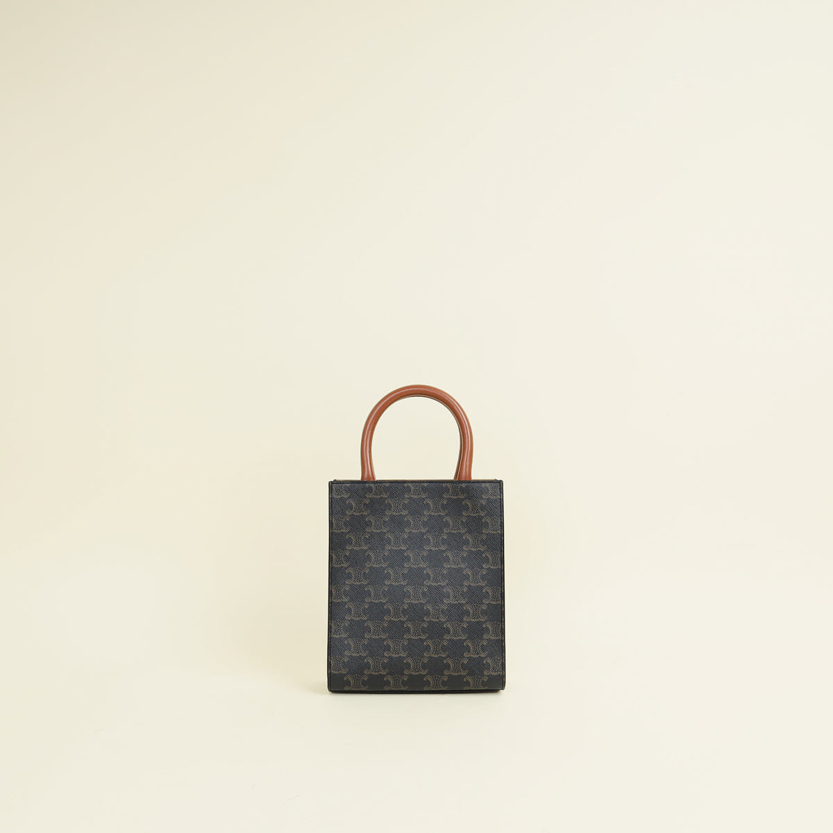 Celine Tricolor Triomphe Mini Vertical Cabas