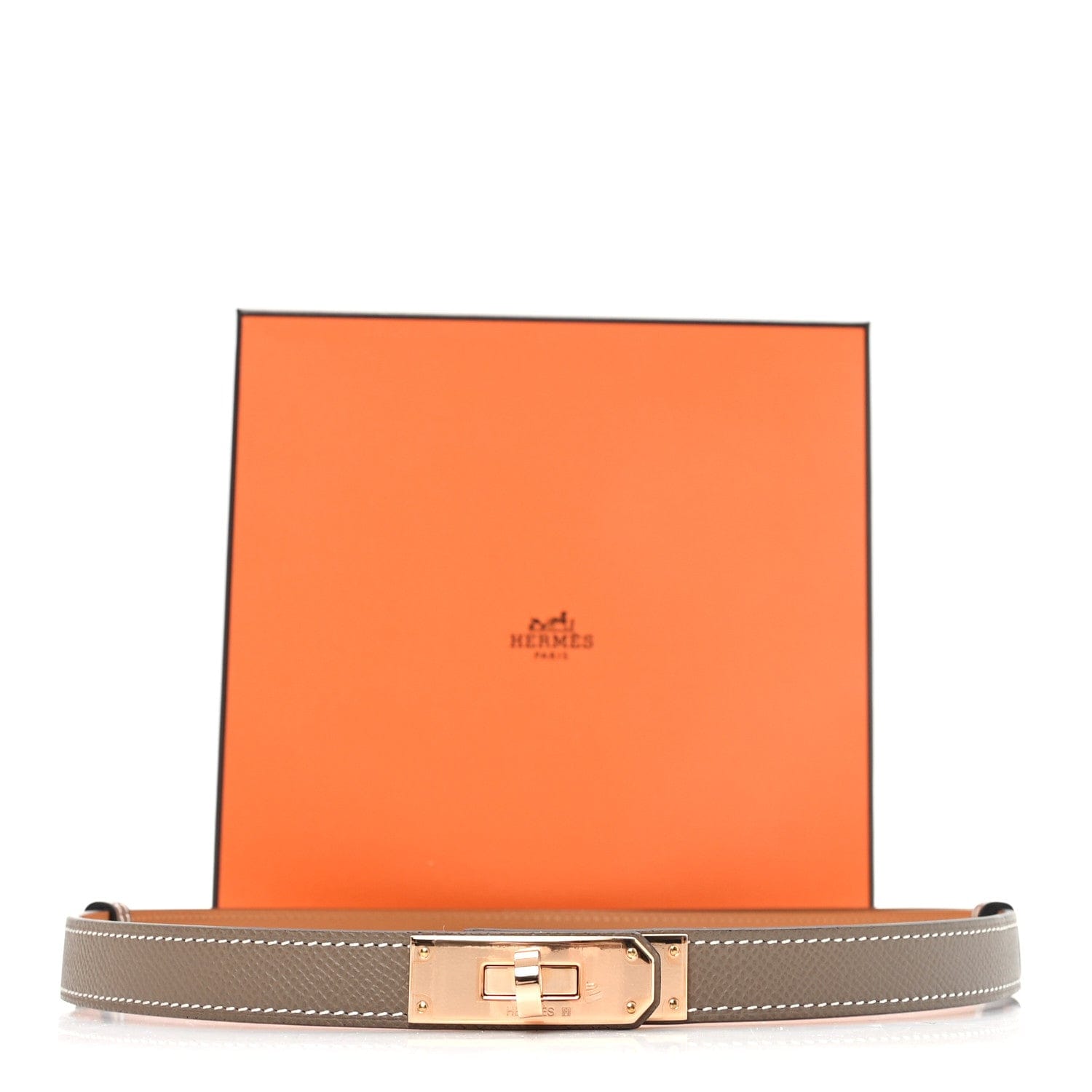 Hermes Epsom Kelly Belt Etoupe
