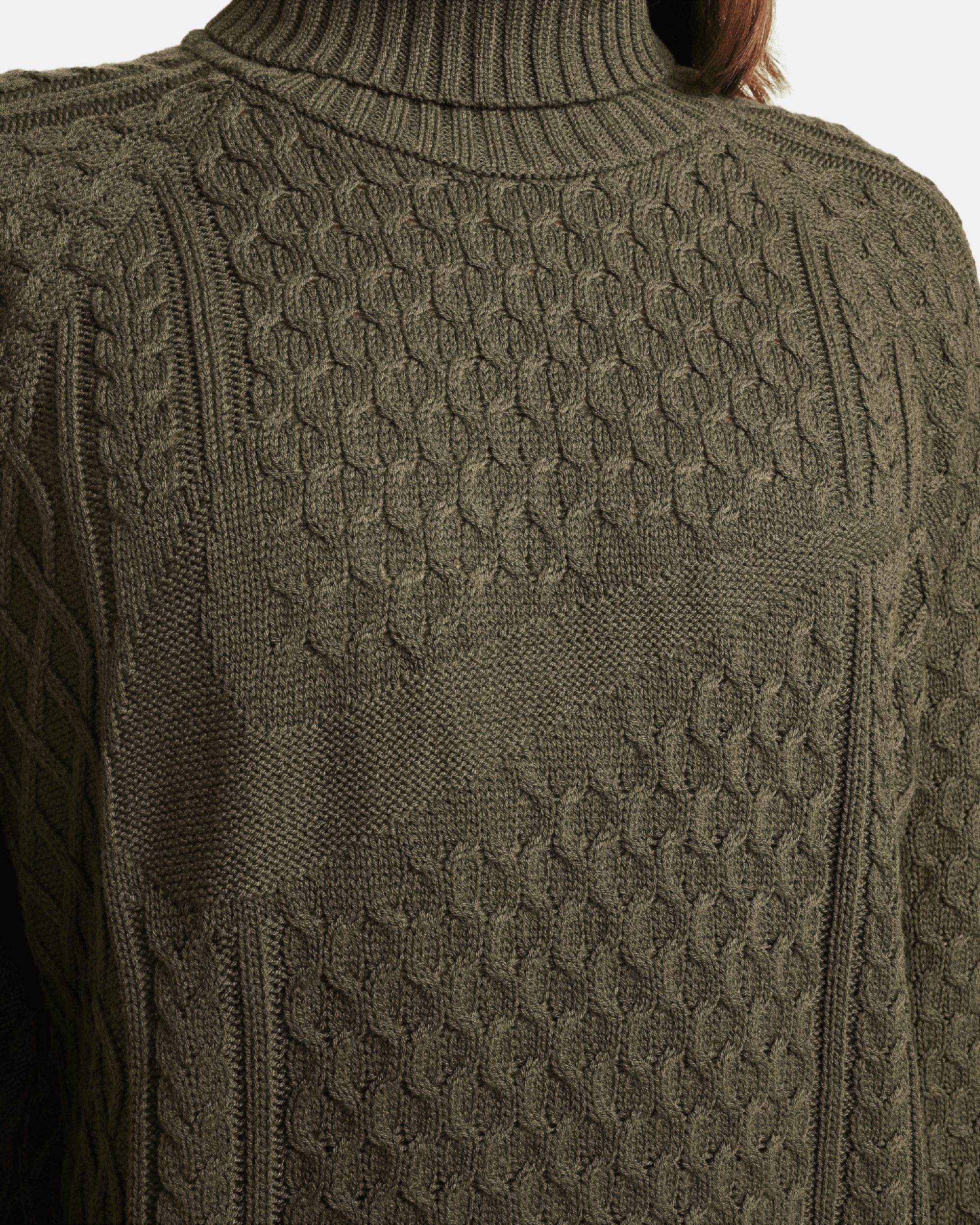 Nike Jersey Nike Life Men's Turtleneck Cable Knit Sweater para hombre