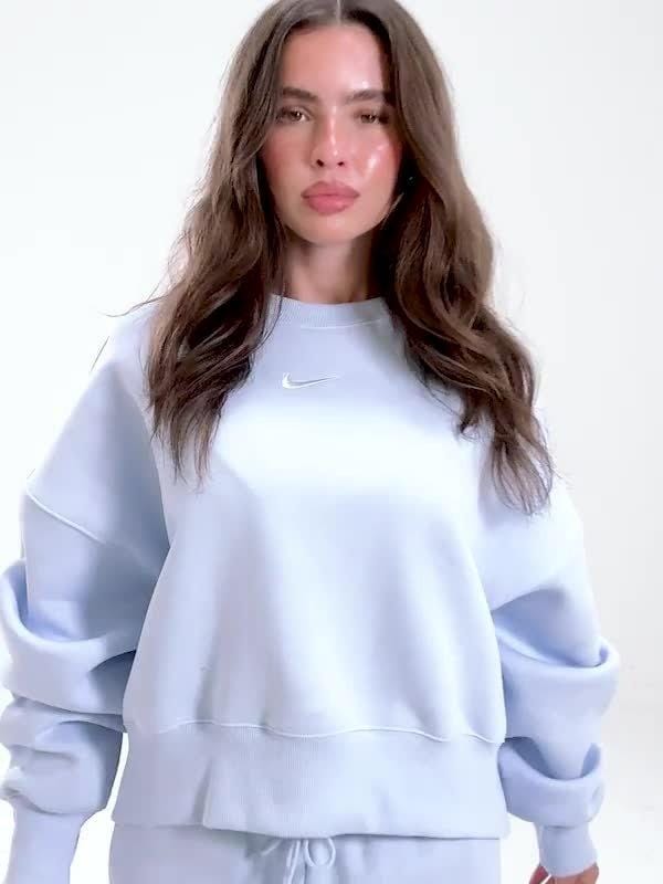 Nike Phoenix Crop Oversized Crew Sweatshirt