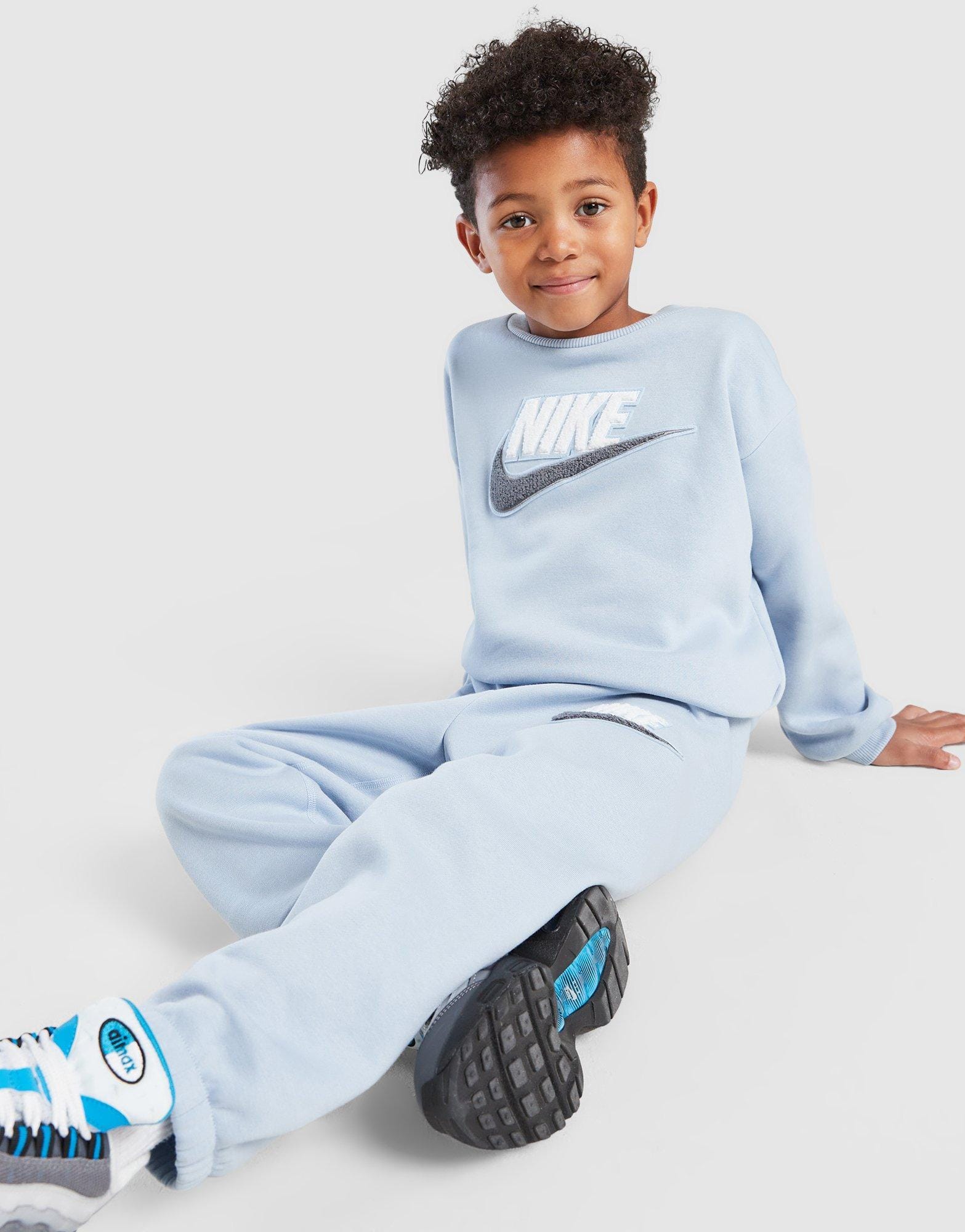Nike Club Chenille Crew Tracksuit Children