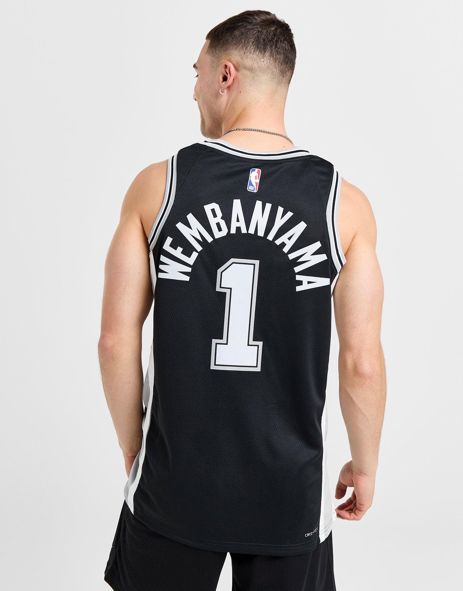 Nike NBA San Antonio Spurs Wembanyama #1 Icon Jersey